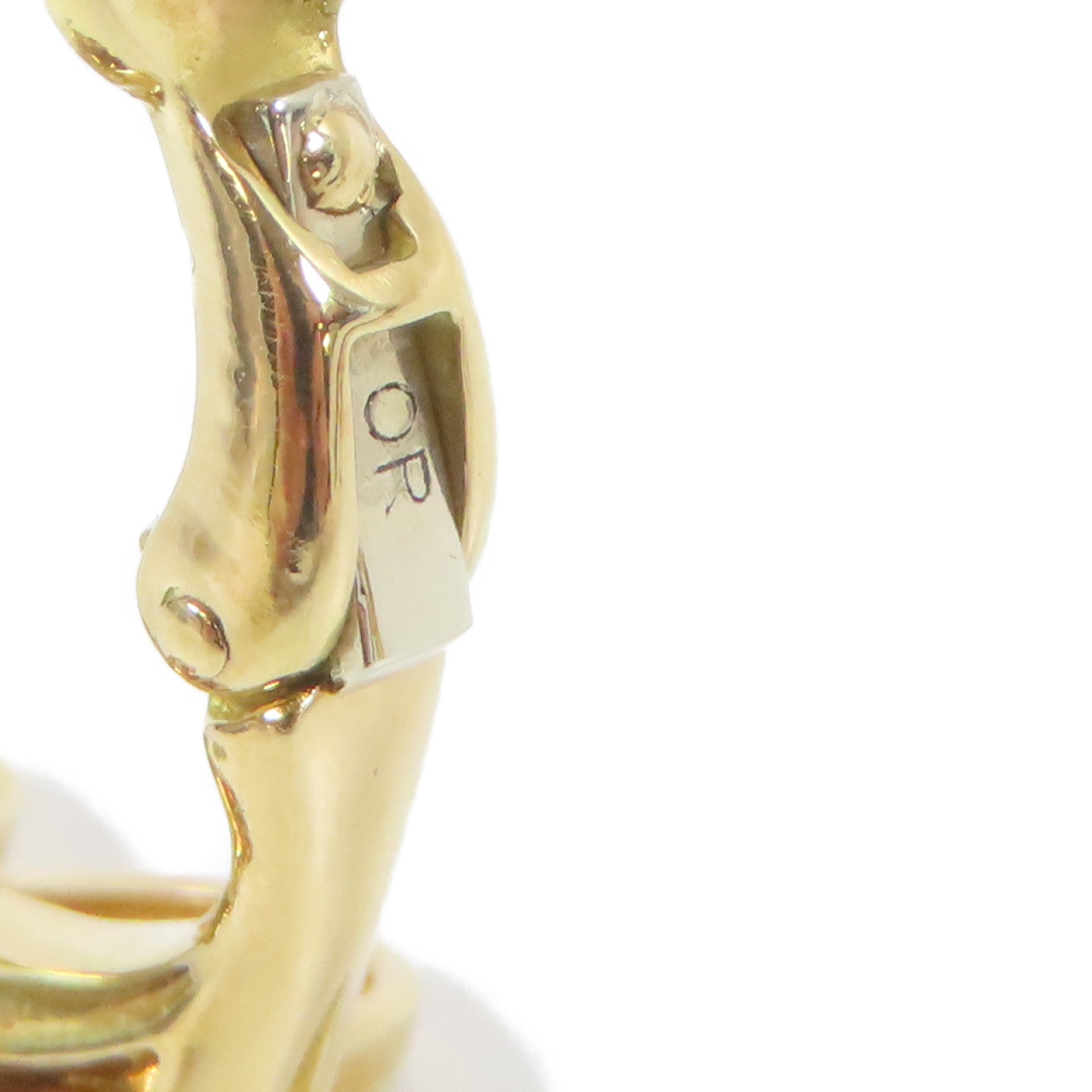 Van Cleef & Arpels 18K黃金Frivole Flower Small Model耳環金色