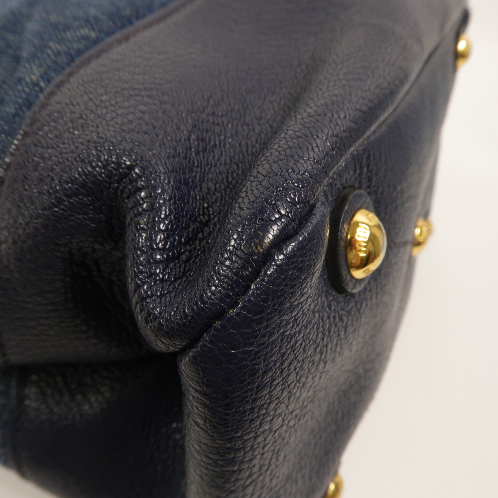 Miu Miu 牛仔布2 Way Shoulder手挽肩背兩用袋