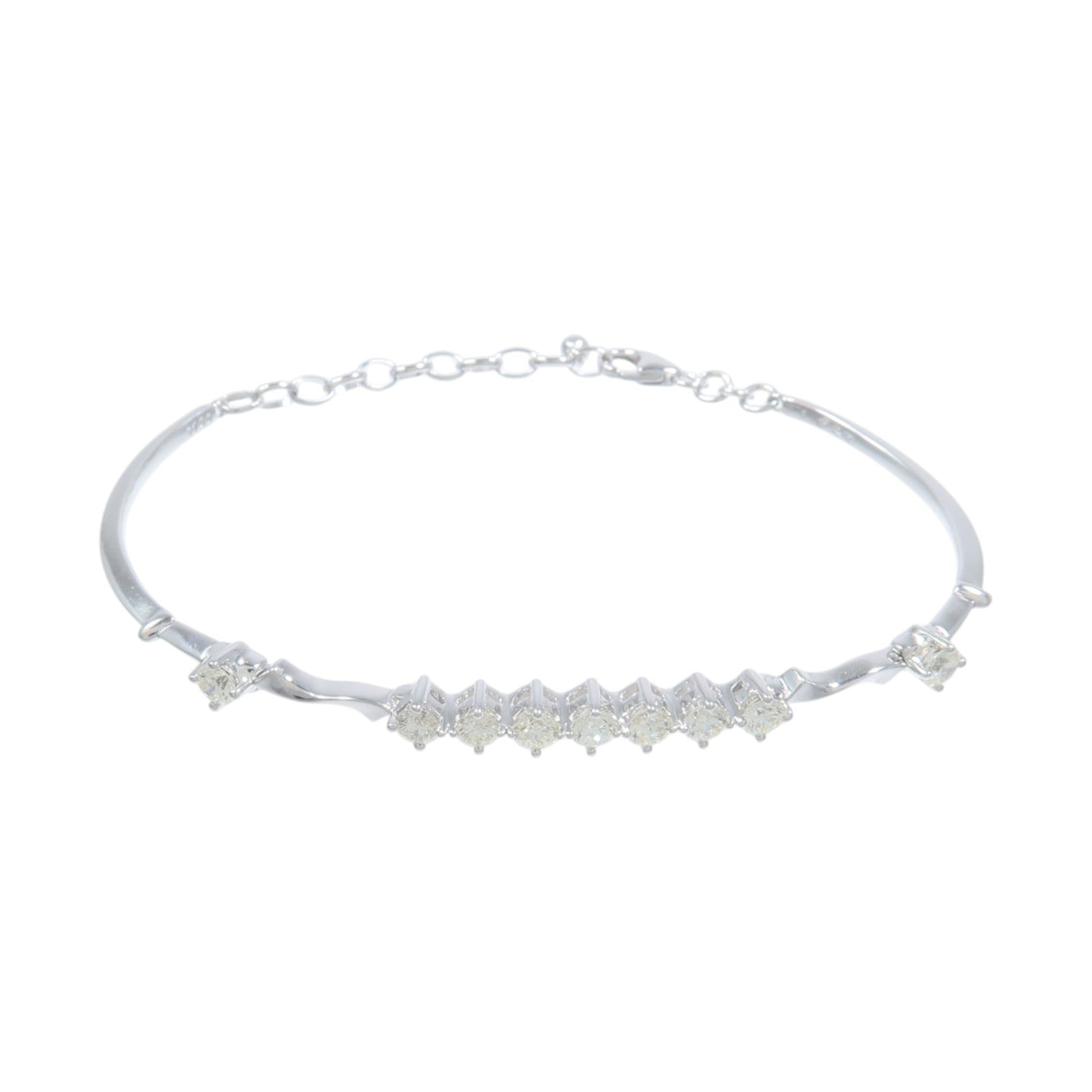 JEWELRY 18K白金Diamond Bracelet鑽石手鏈