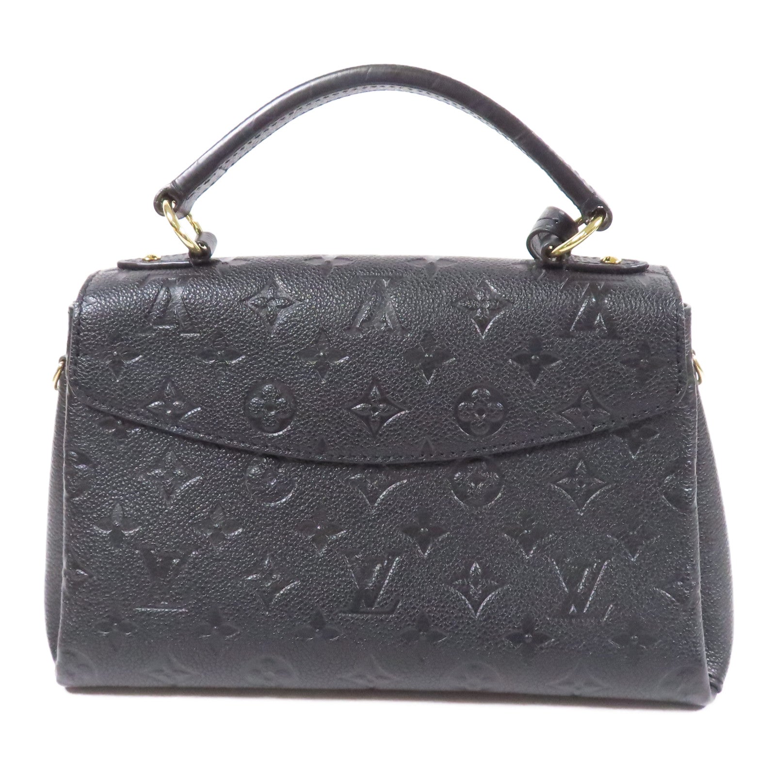 LOUIS VUITTON Monogram Empreinte Georges BB金扣手挽肩背兩用袋