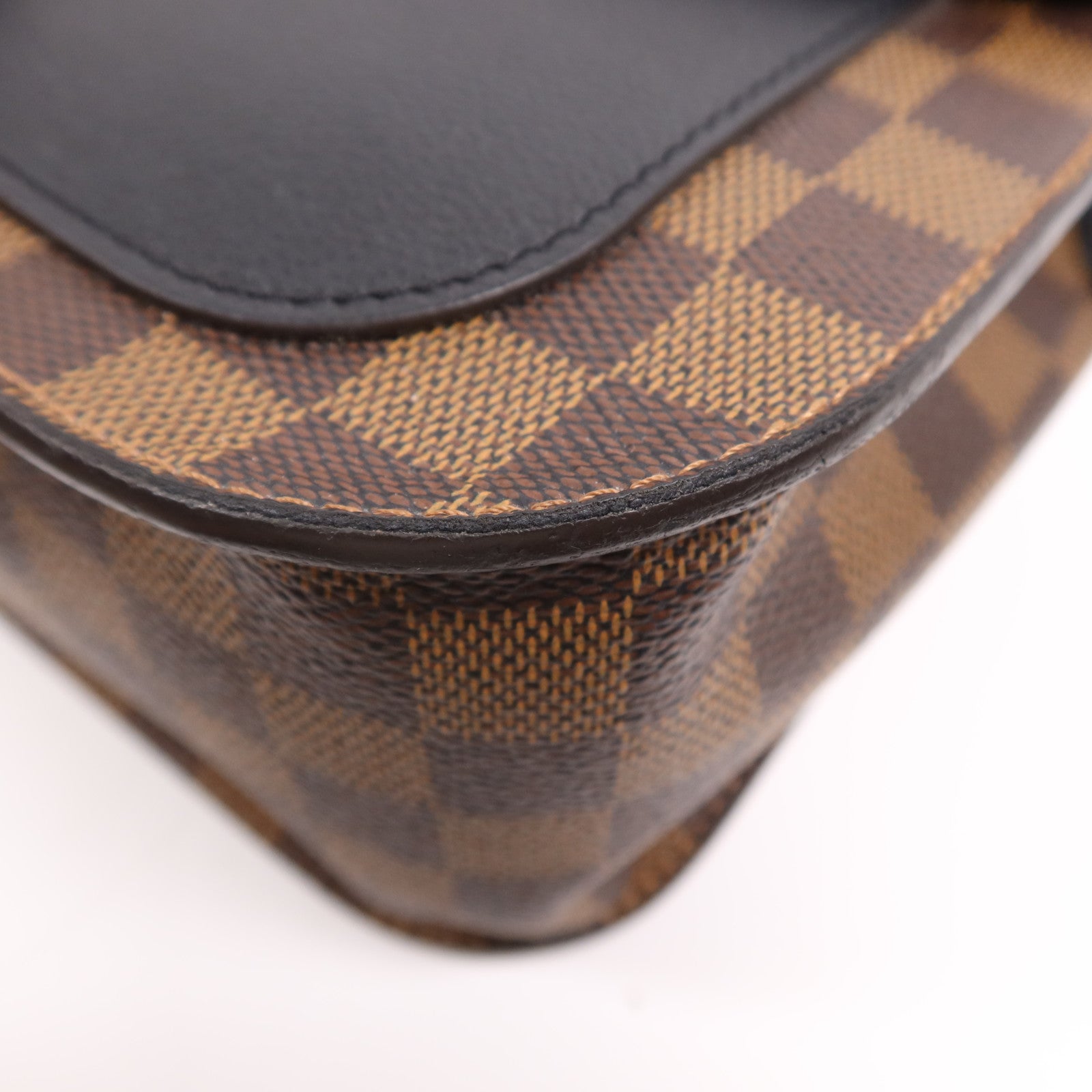LOUIS VUITTON Damier Beaumarchais金扣手挽肩背兩用袋