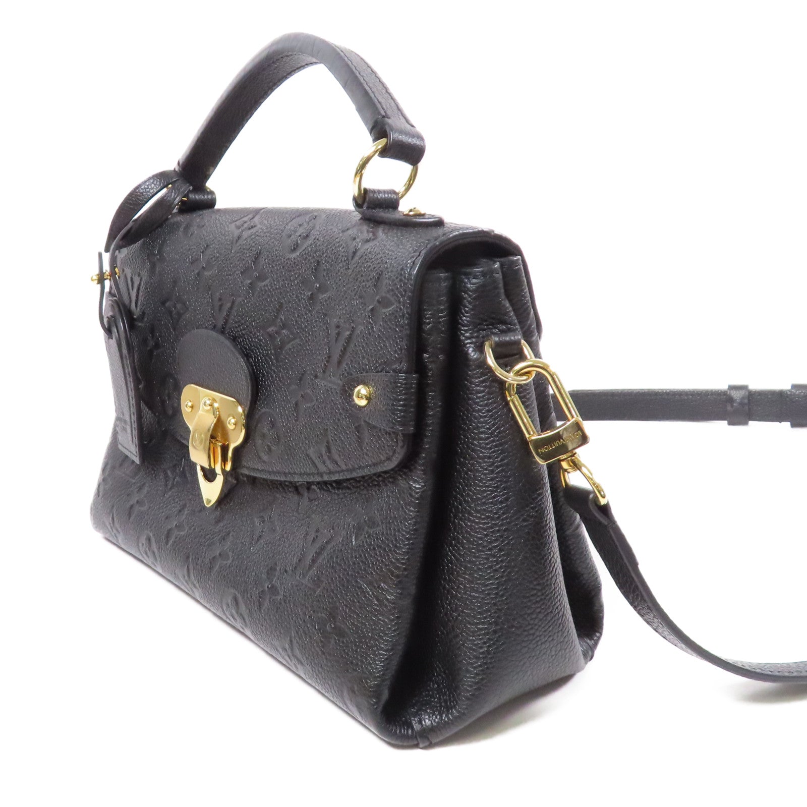 LOUIS VUITTON Monogram Empreinte Georges BB金扣手挽肩背兩用袋