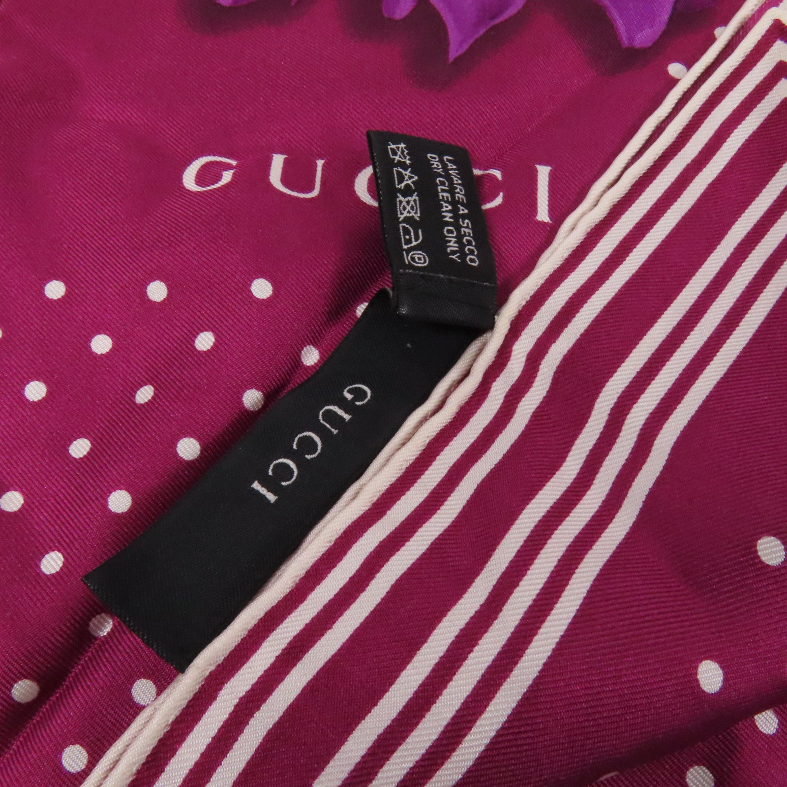 GUCCI 絲質Scarf 120x120絲巾
