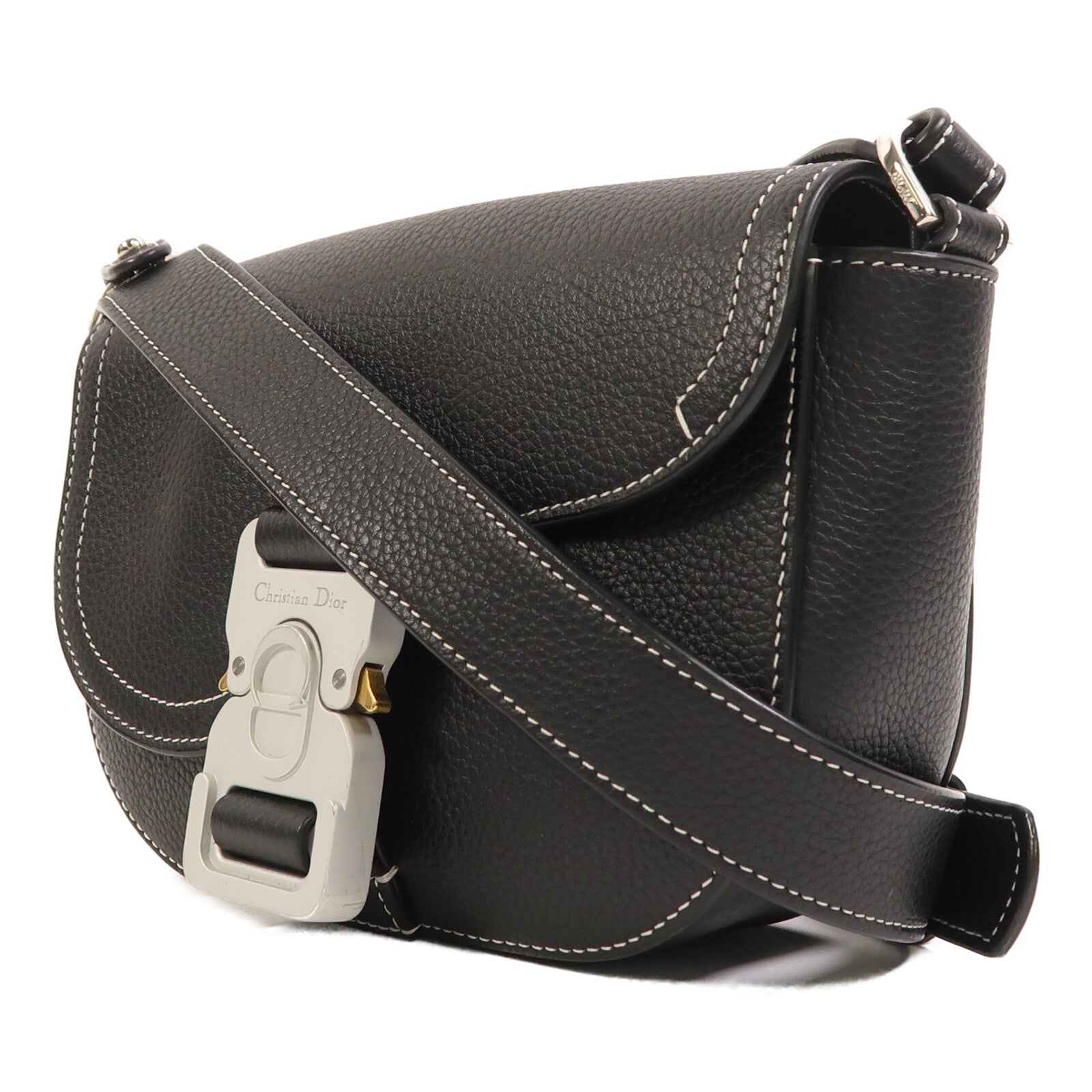 Dior 牛皮皮革Mini Saddle Messenger肩背袋