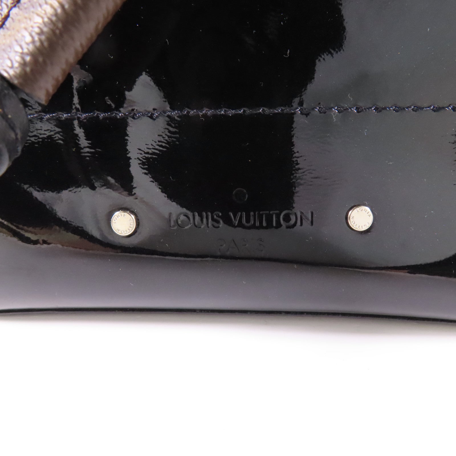 LOUIS VUITTON LV SHW Hot Springs M55769 Monogram Vernis Brown Black