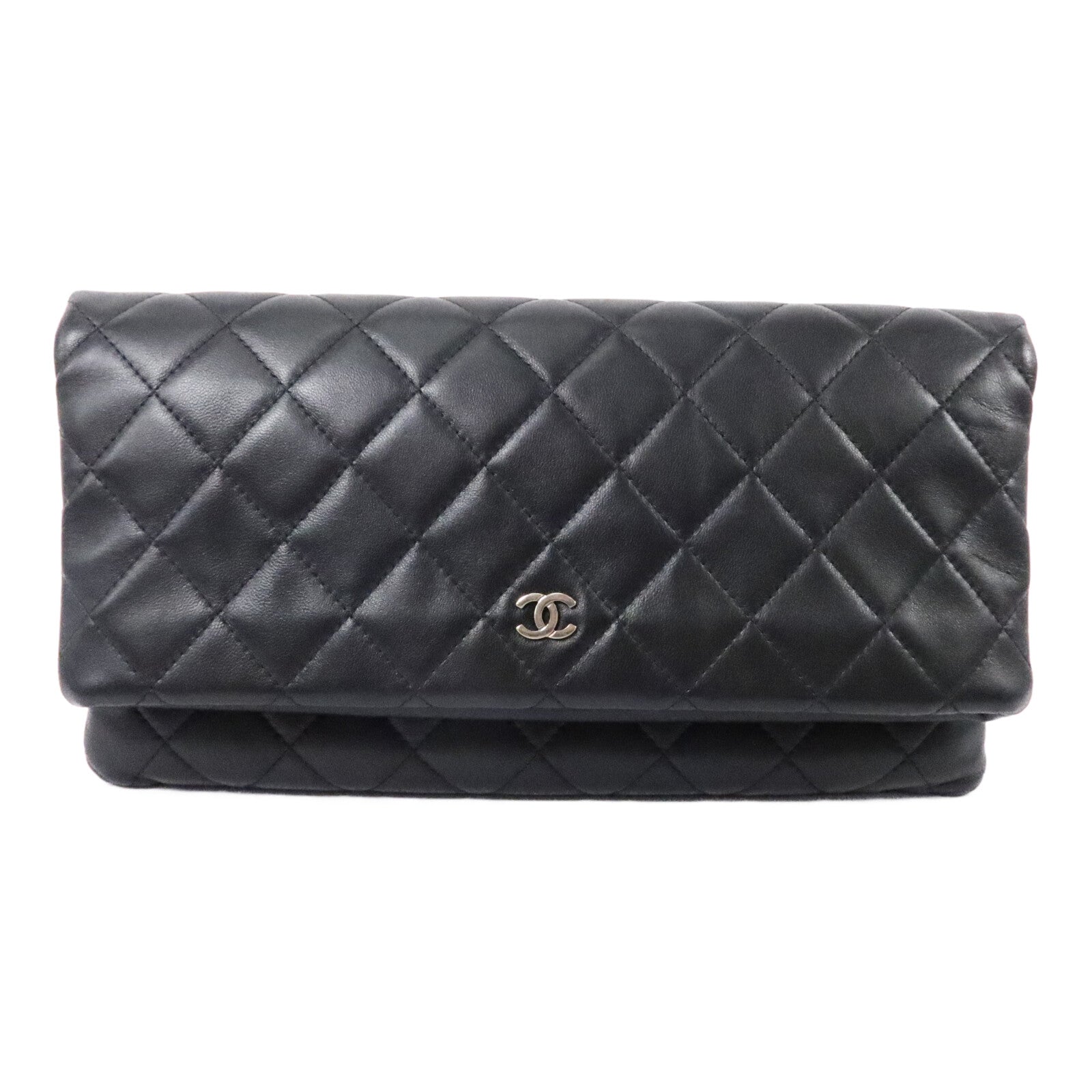 CHANEL 羊皮皮革Fold Over Clutch手拿包