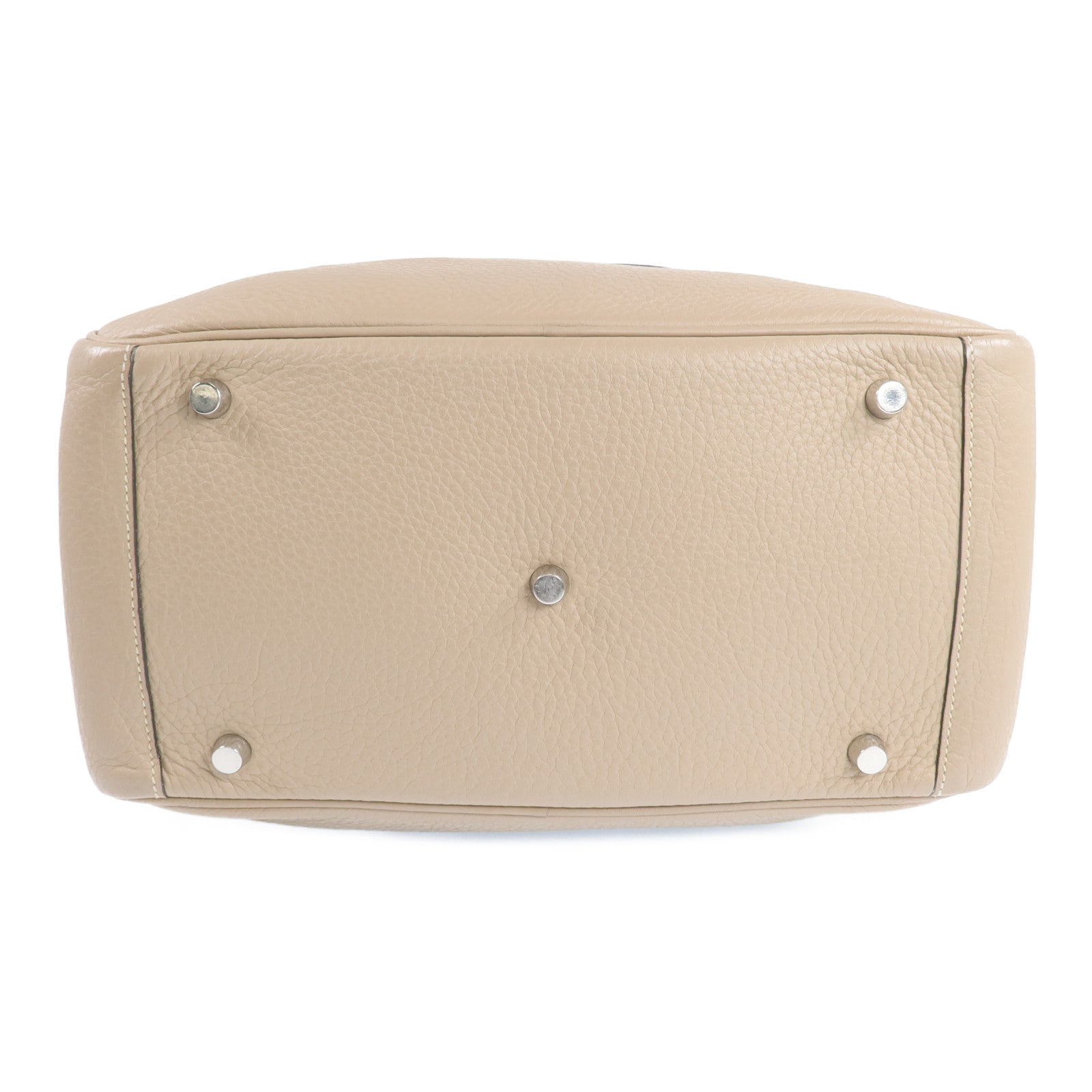 HERMES Clemence皮革Lindy 30銀扣肩背袋