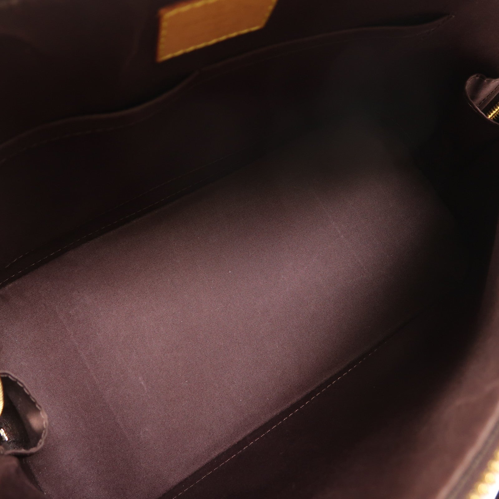 LOUIS VUITTON Monogram Vernis Alma PM金扣手挽袋