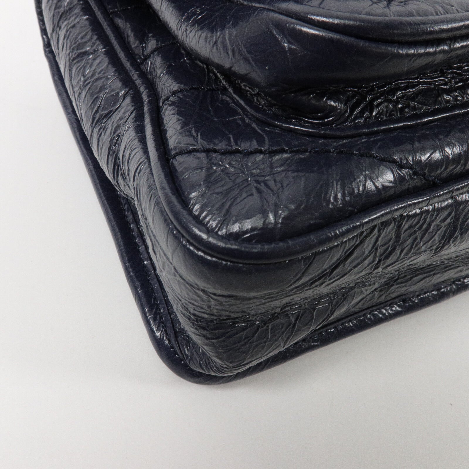 SAINT LAURENT 牛皮皮革Niki Baby鏈帶手挽肩背兩用袋