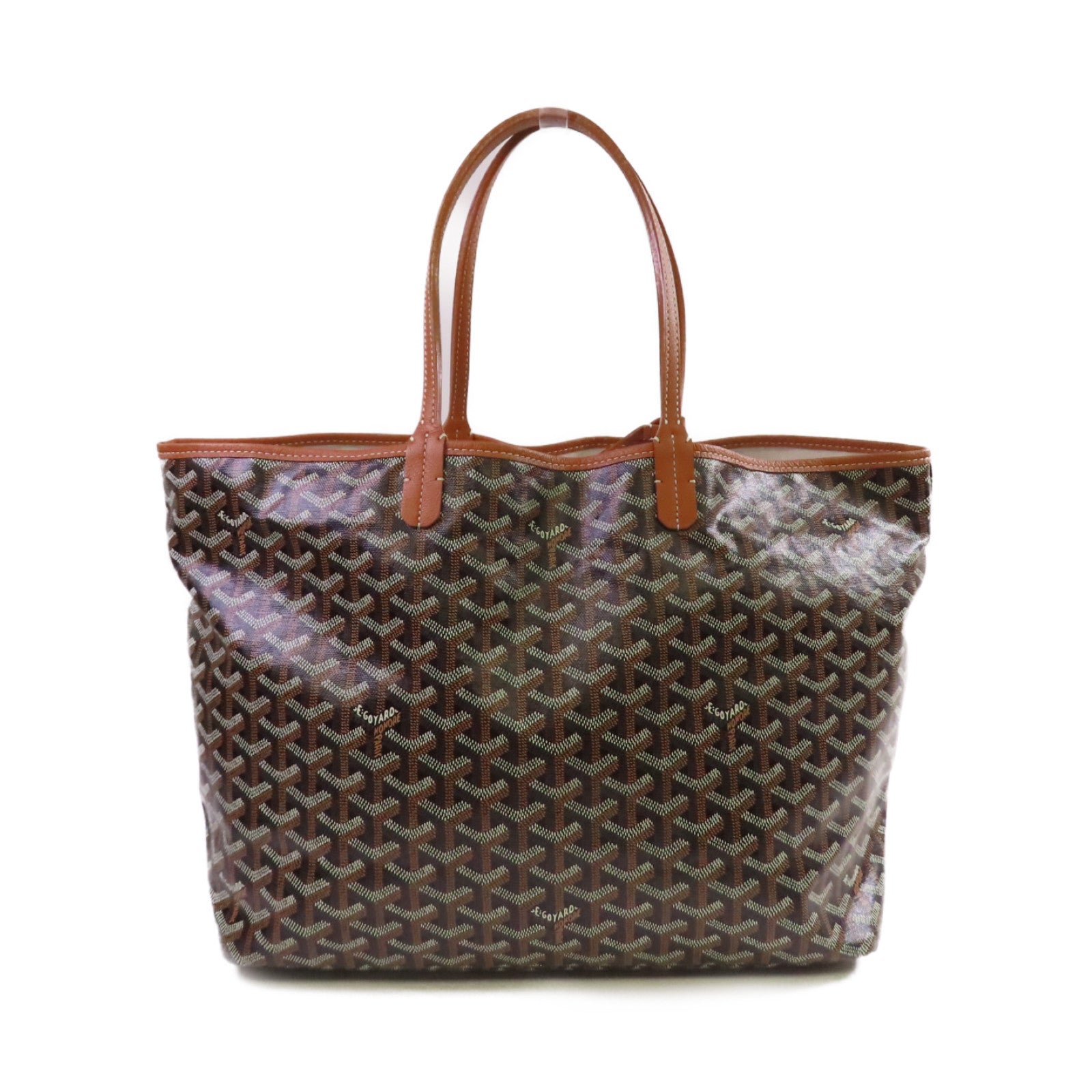 GOYARD 塗層帆布Sac Saint Louis Tote MM Bag肩背袋啡色