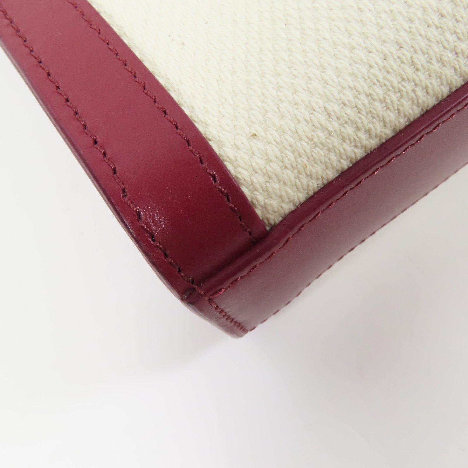 CELINE 帆布Mini Vertical Cabas金扣手挽肩背兩用袋