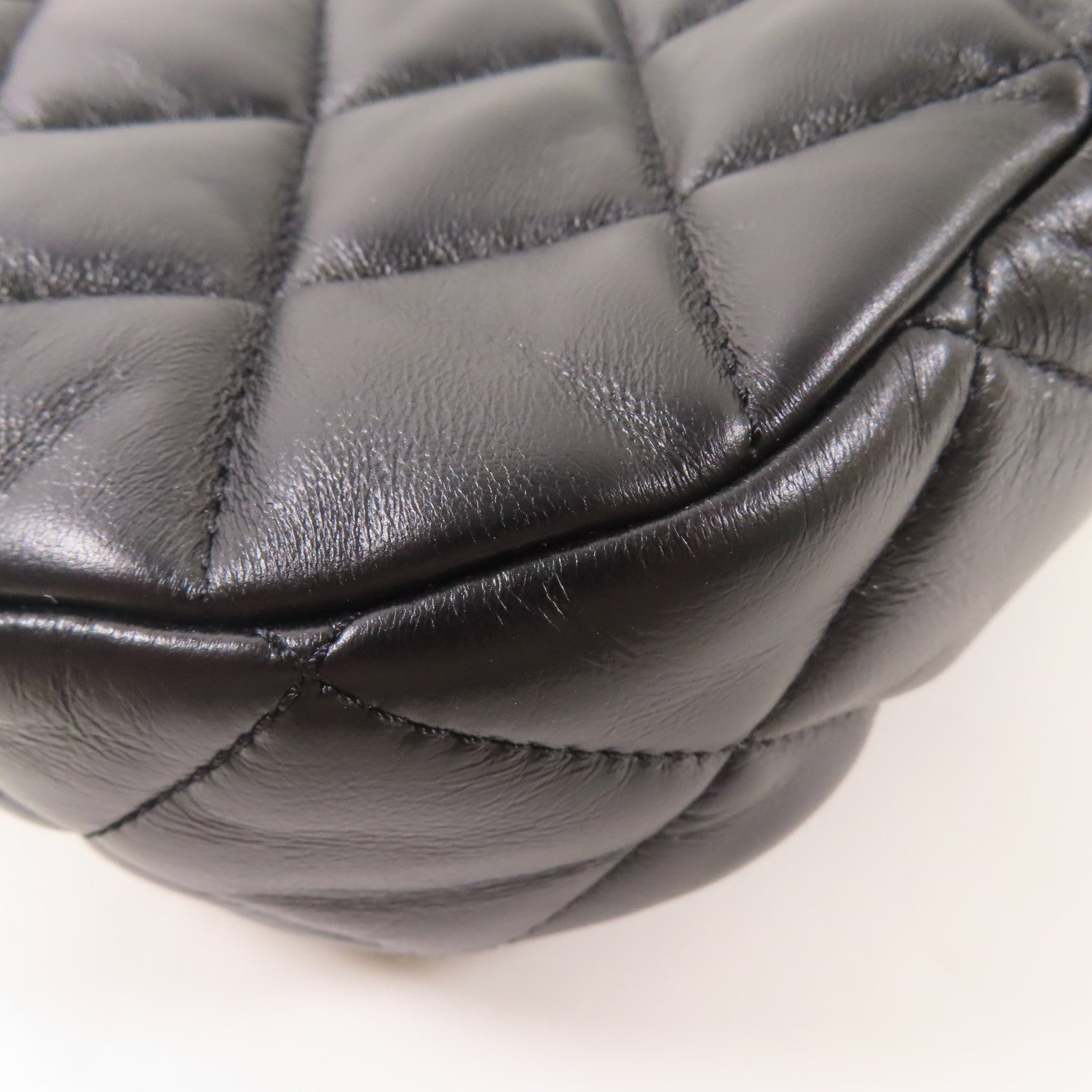 CHANEL【激減優惠】 羊皮皮革Shoulder Bag金扣鏈帶手挽肩背兩用袋