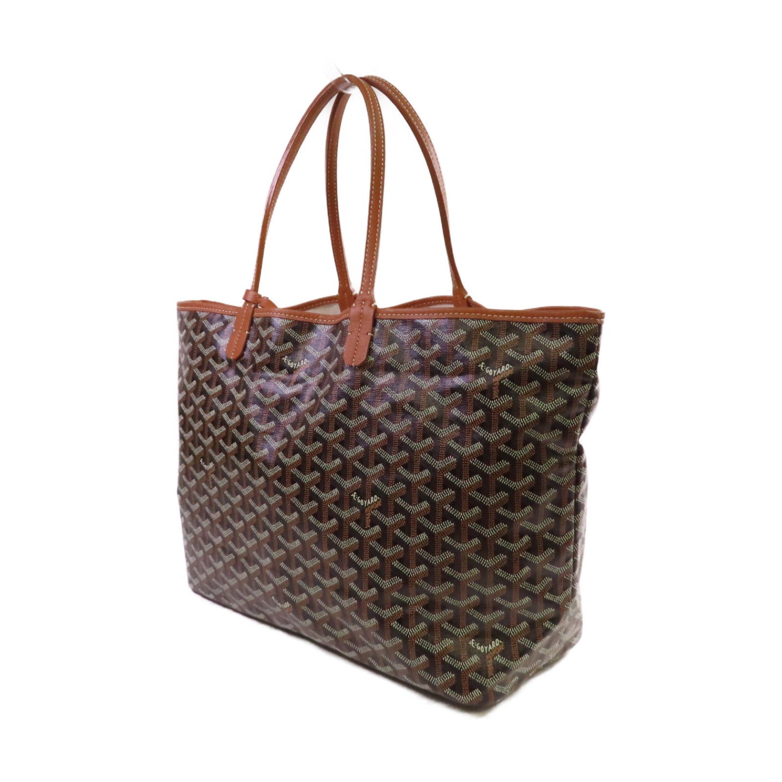 GOYARD 塗層帆布Sac Saint Louis Tote MM Bag肩背袋啡色