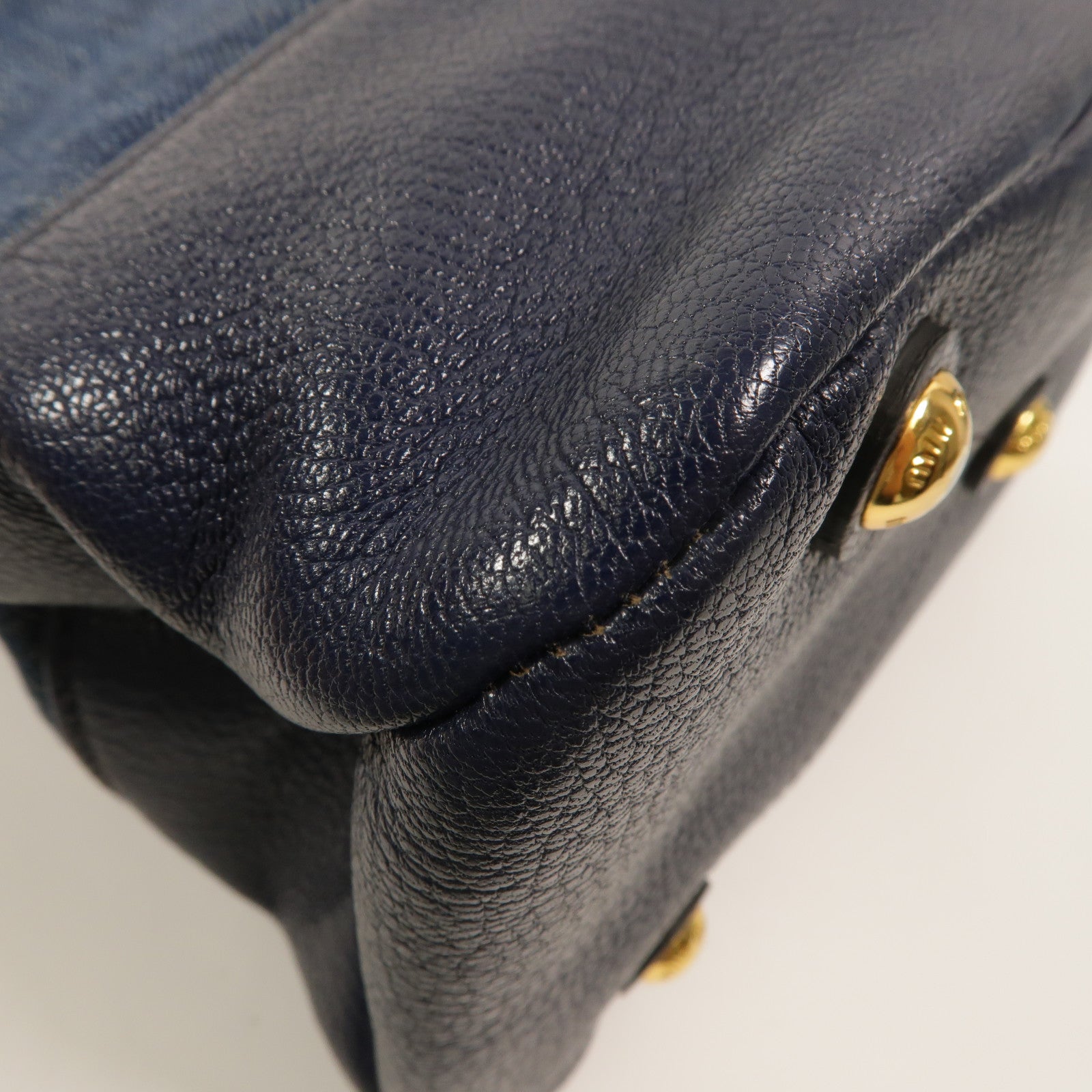 Miu Miu 牛仔布2 Way Shoulder手挽肩背兩用袋
