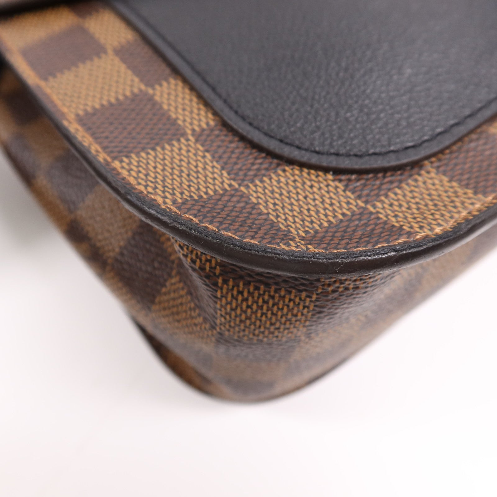 LOUIS VUITTON Damier Beaumarchais金扣手挽肩背兩用袋