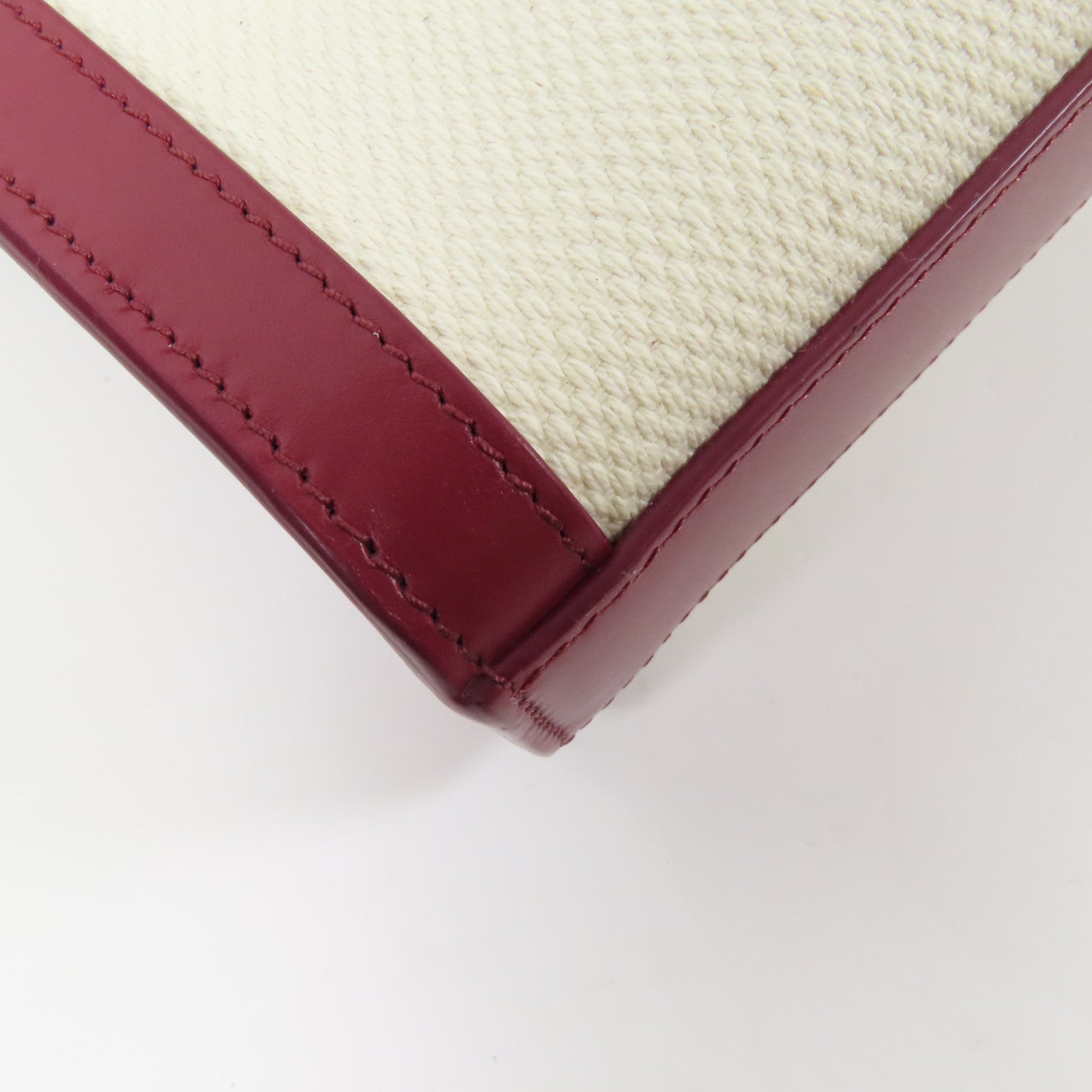 CELINE 帆布Mini Vertical Cabas金扣手挽肩背兩用袋