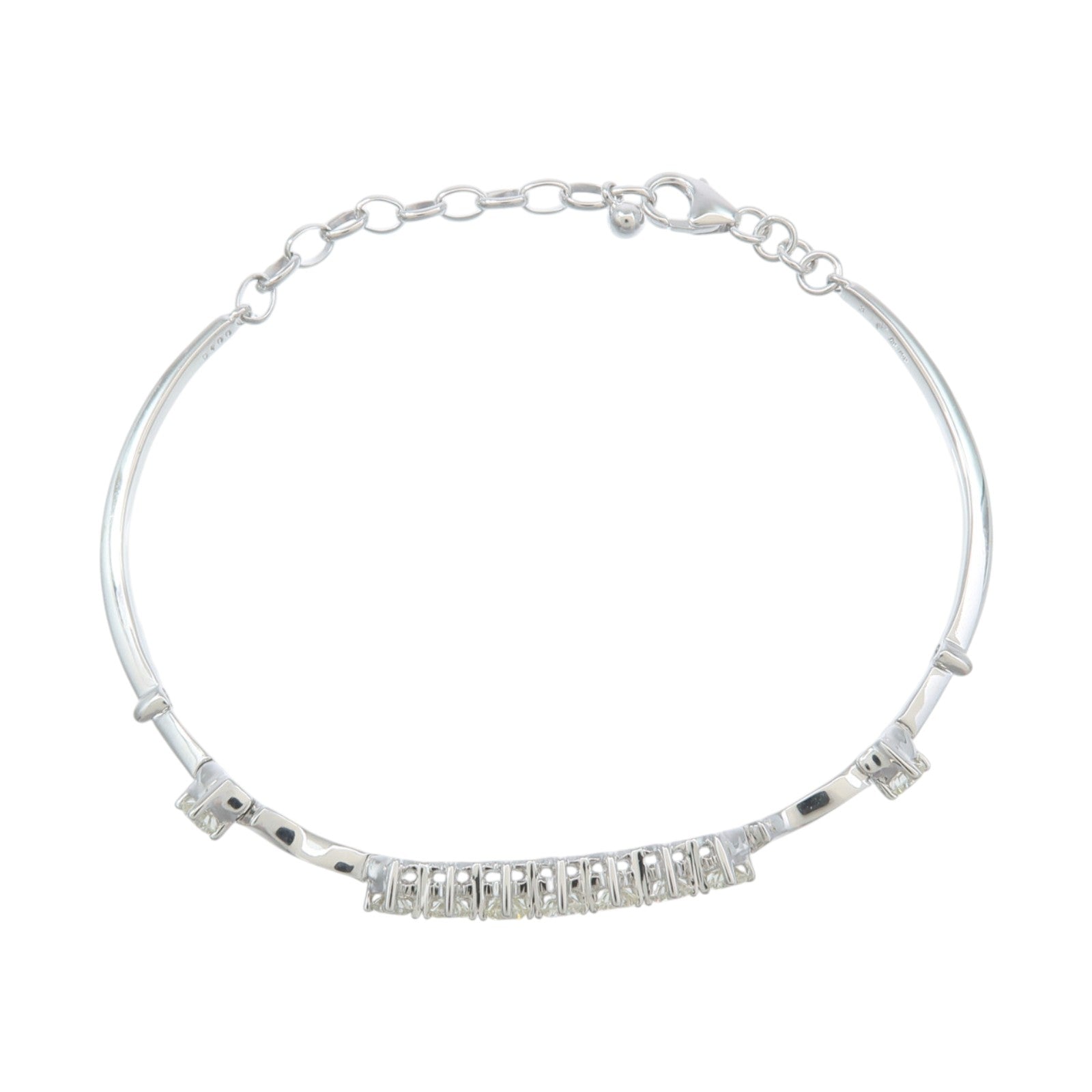 JEWELRY 18K白金Diamond Bracelet鑽石手鏈