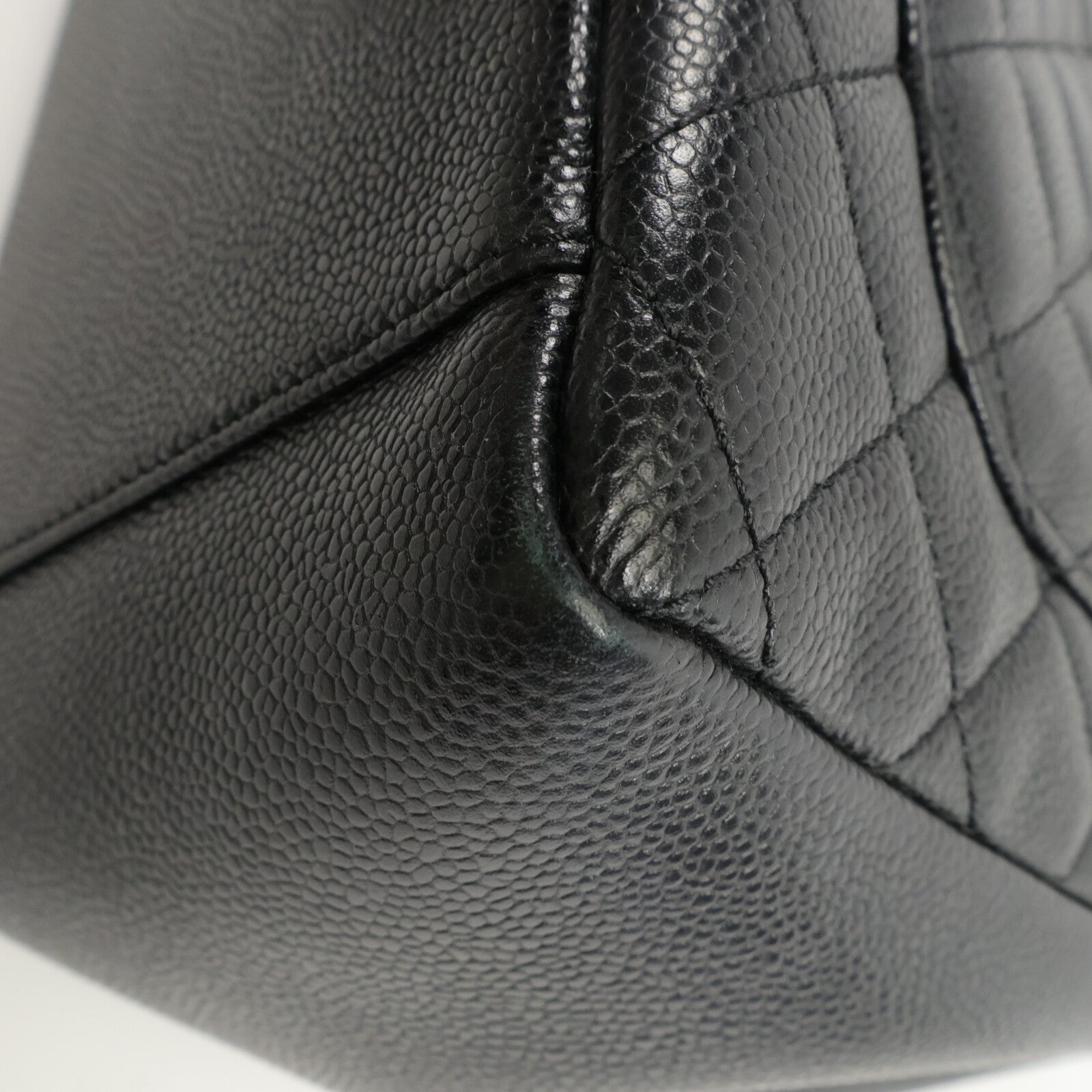 CHANEL 牛皮皮革GST Grand Shopping Tote Bag鏈帶手挽袋