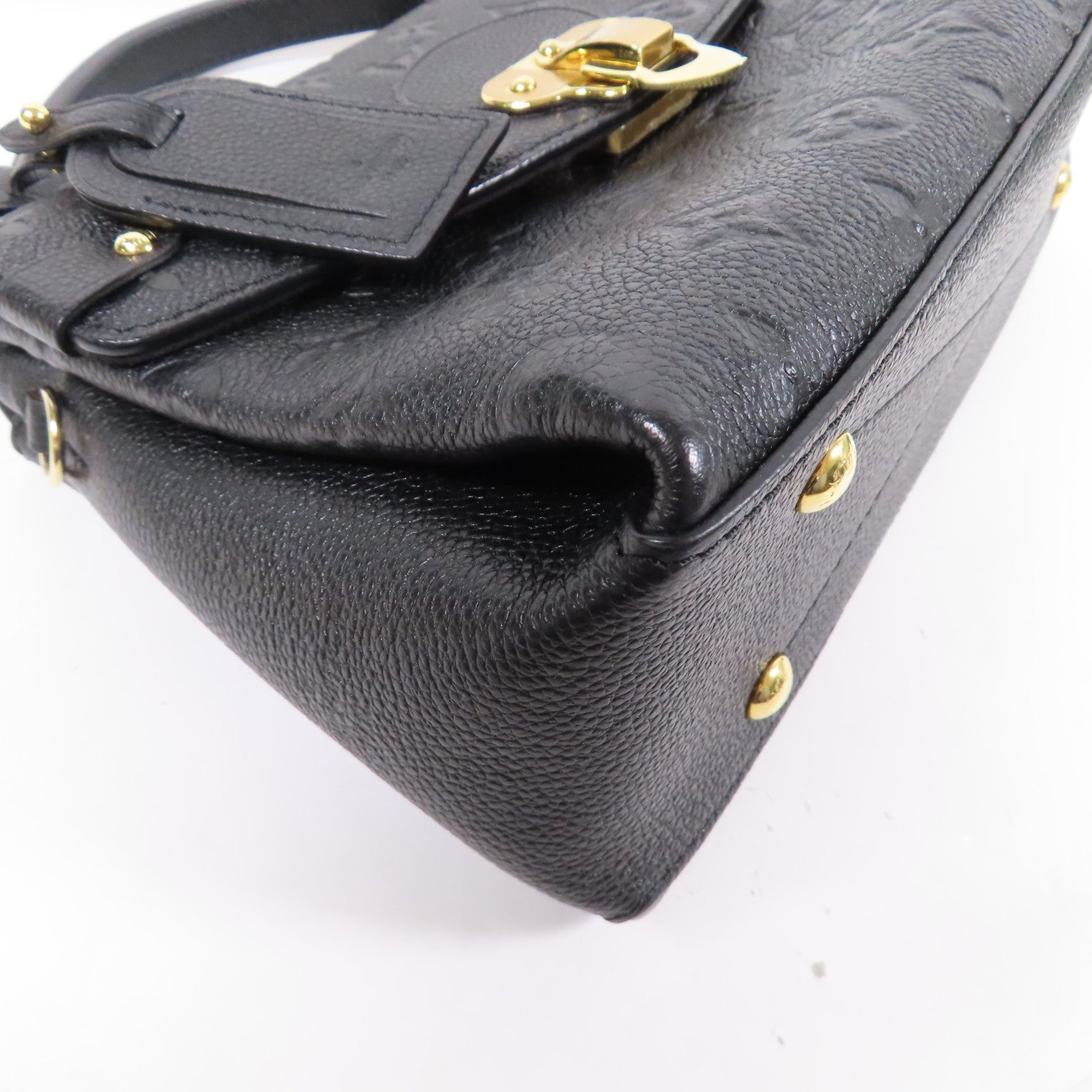 LOUIS VUITTON Monogram Empreinte Georges BB金扣手挽肩背兩用袋
