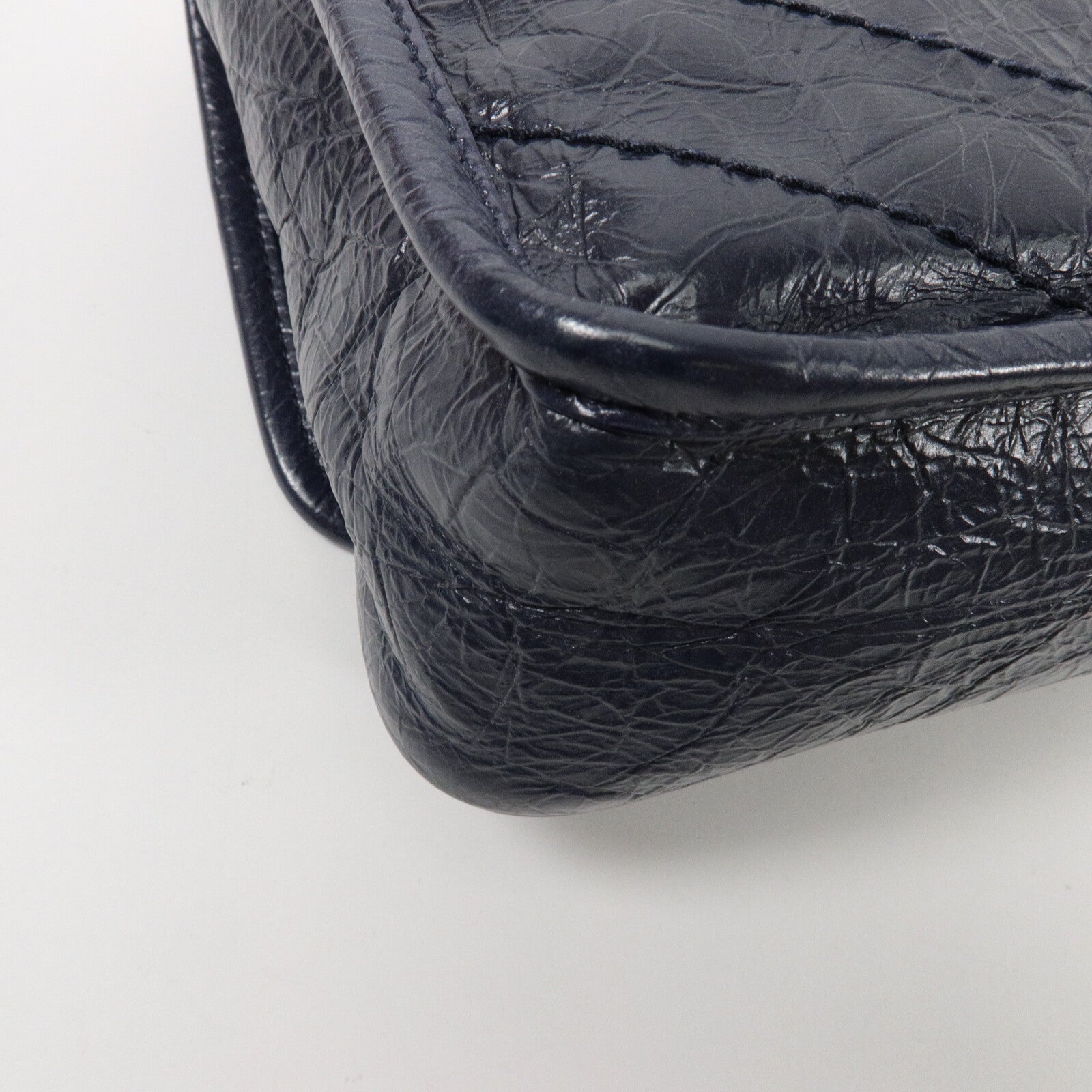SAINT LAURENT 牛皮皮革Niki Baby鏈帶手挽肩背兩用袋