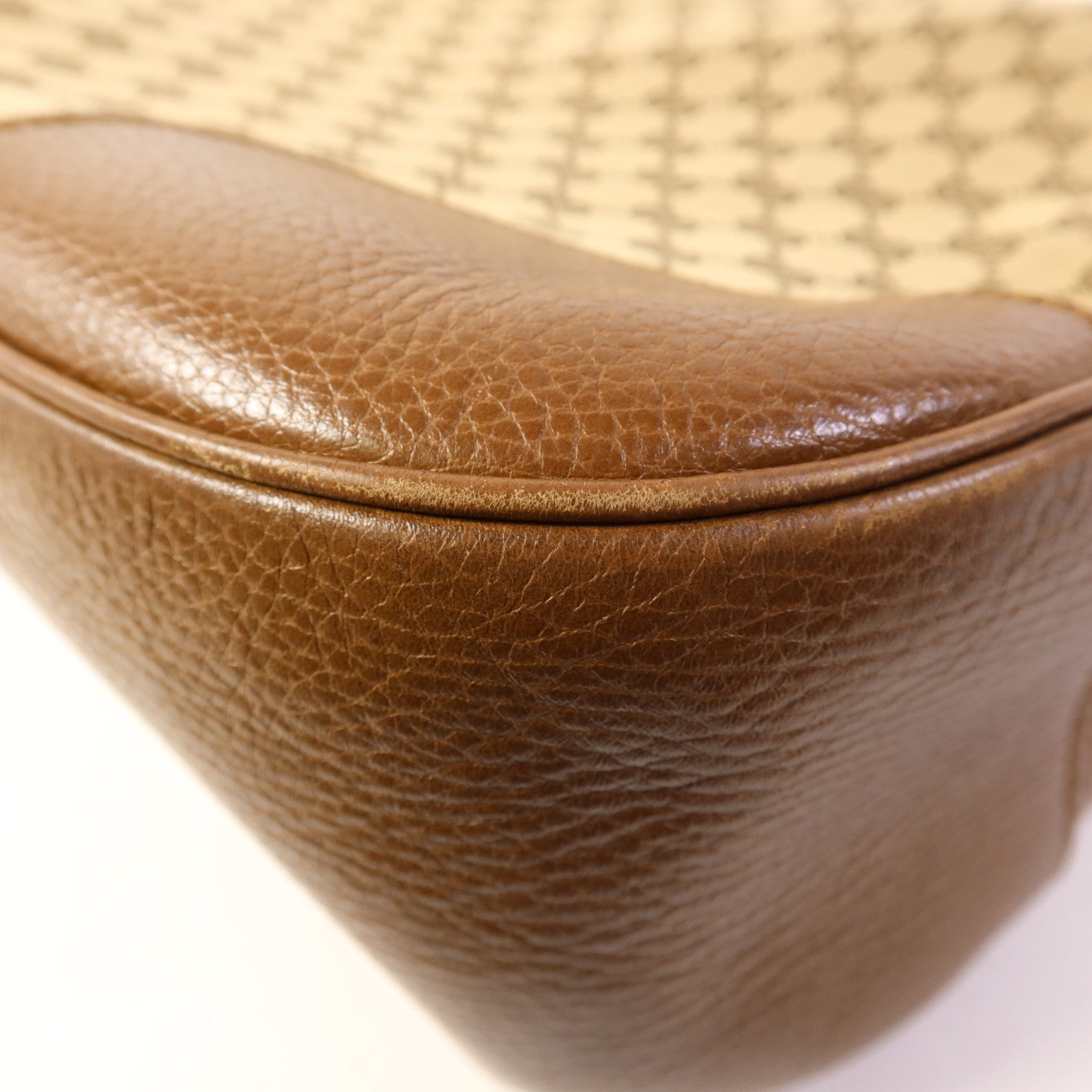 GUCCI 帆布/皮革Bree Micro Hobo金扣肩背袋