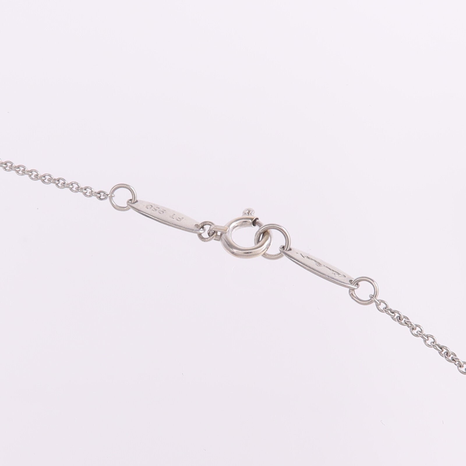 TIFFANY＆CO 【激減優惠】PT950鉑金Elsa Peretti Cross Diamond鑽石項鍊