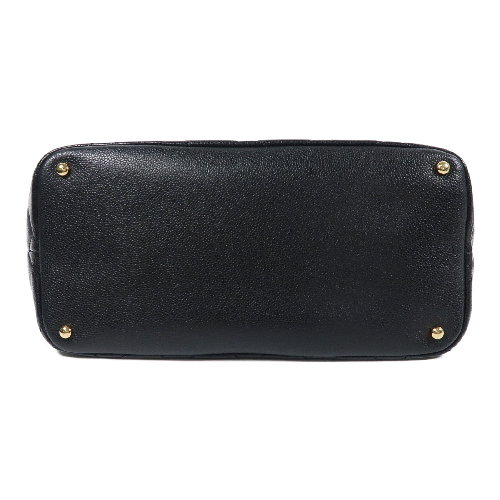 CHANEL 牛皮皮革Chain Shoulder Bag金扣鏈帶肩背袋黑色