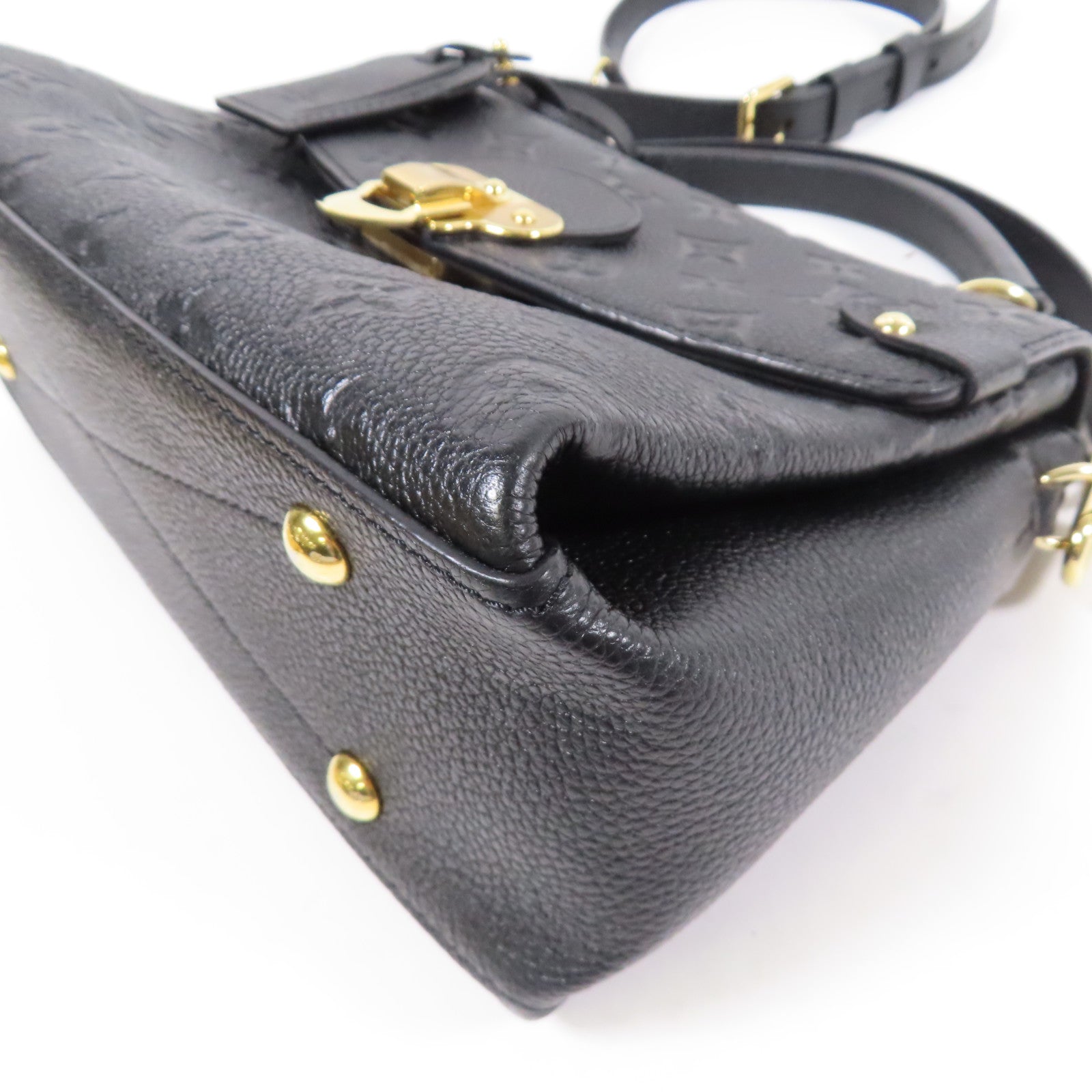 LOUIS VUITTON Monogram Empreinte Georges BB金扣手挽肩背兩用袋