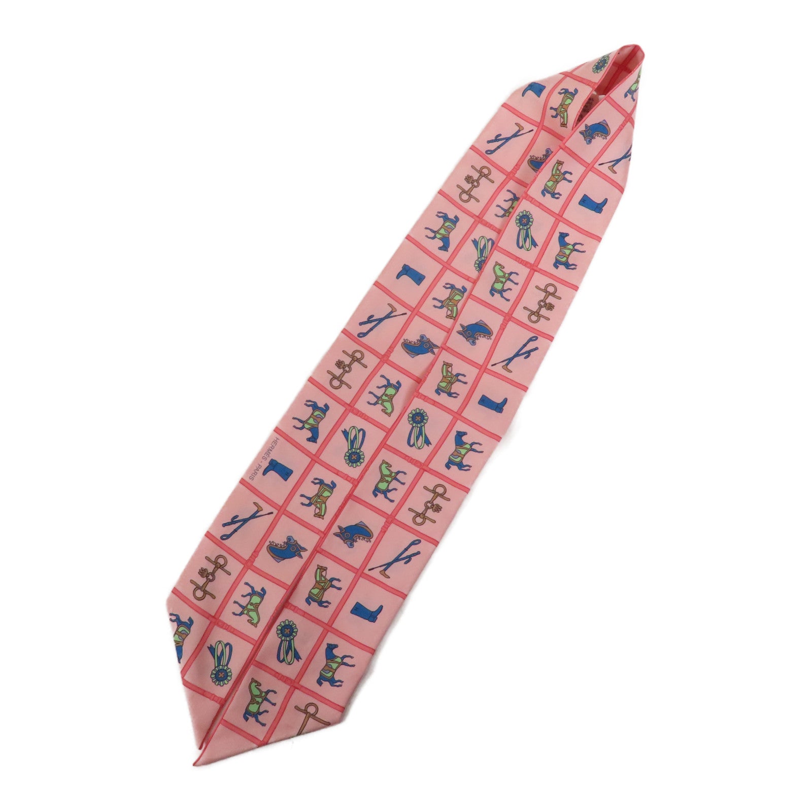 HERMES 【激減優惠】絲質Twilly絲巾