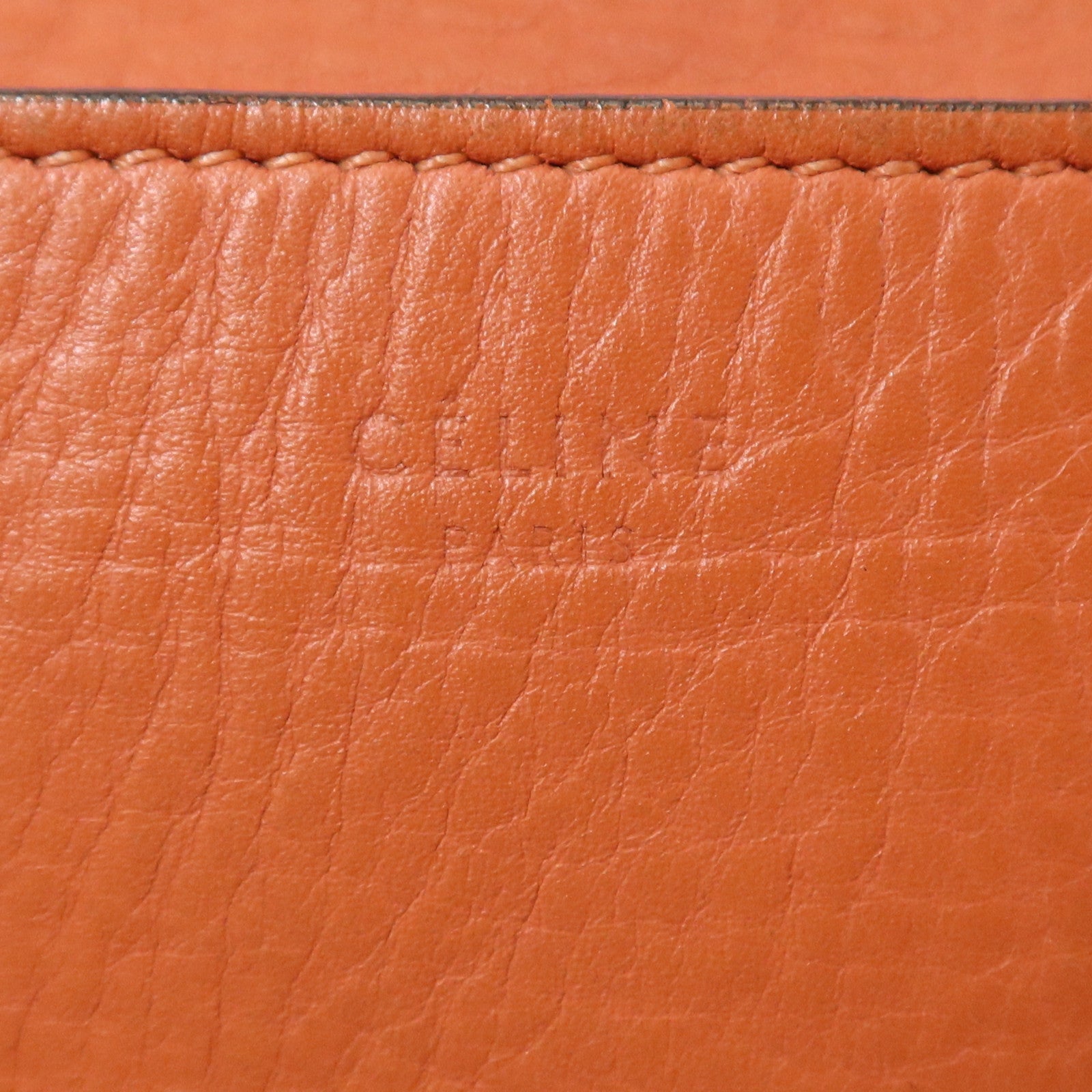 CELINE 牛皮皮革Shoulder Bag金扣肩背袋