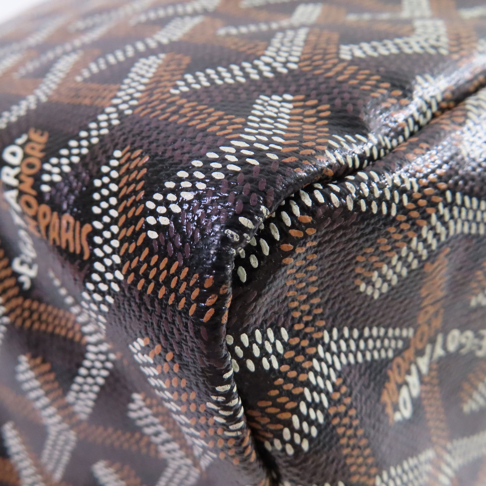 GOYARD 塗層帆布Sac Saint Louis Tote MM Bag肩背袋啡色