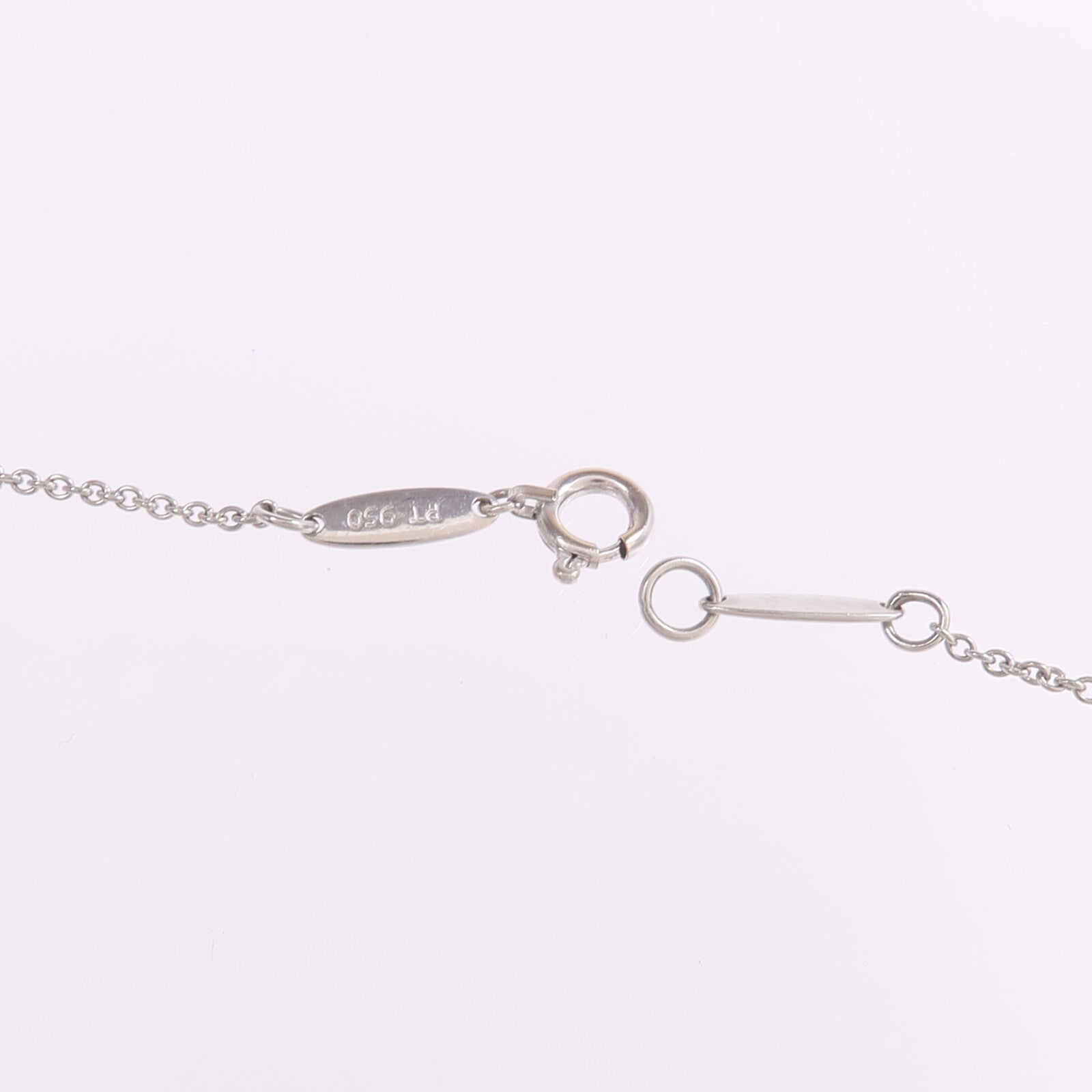 TIFFANY＆CO 【激減優惠】PT950鉑金Elsa Peretti Cross Diamond鑽石項鍊
