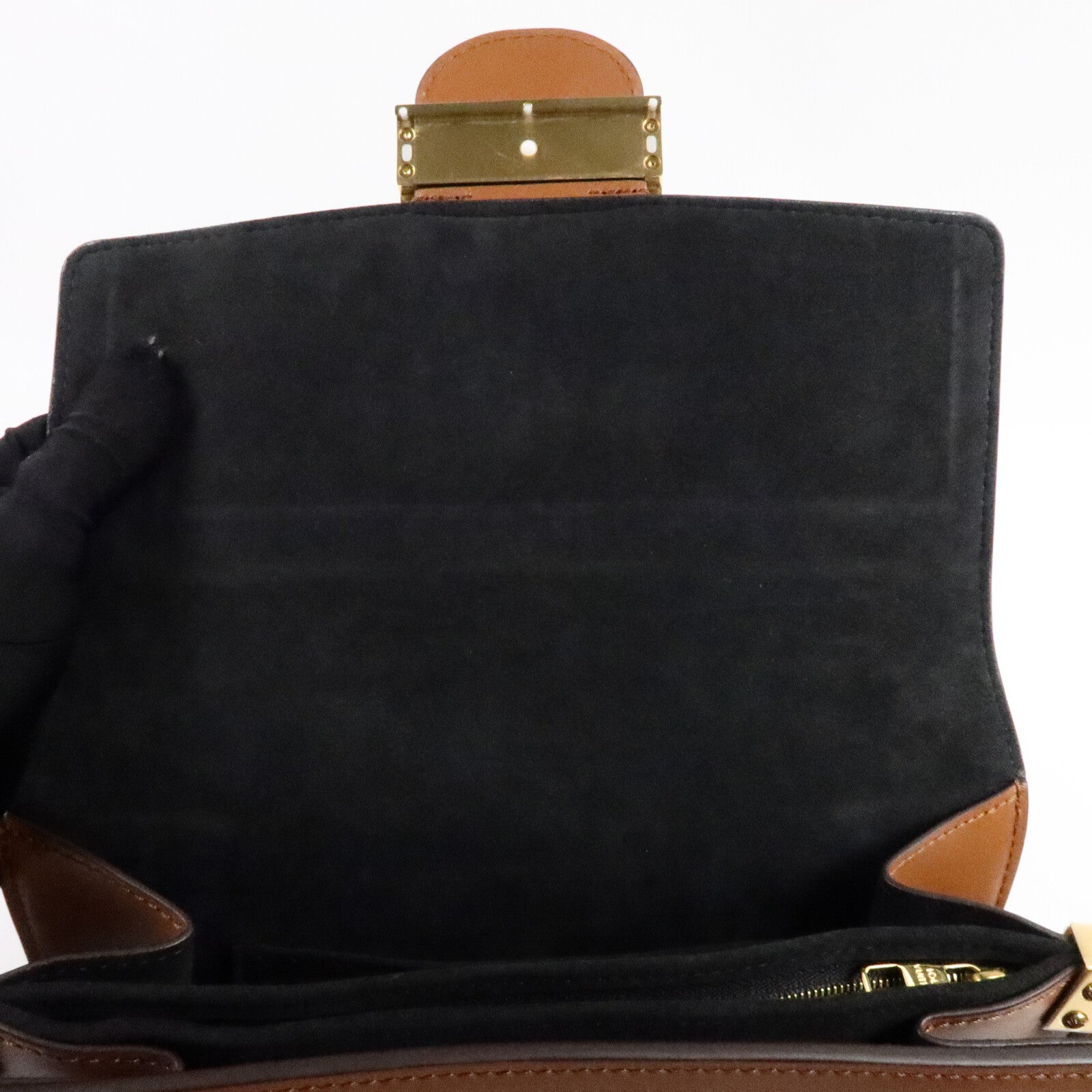 LOUIS VUITTON Monogram Reverse Dauphine MM肩背袋