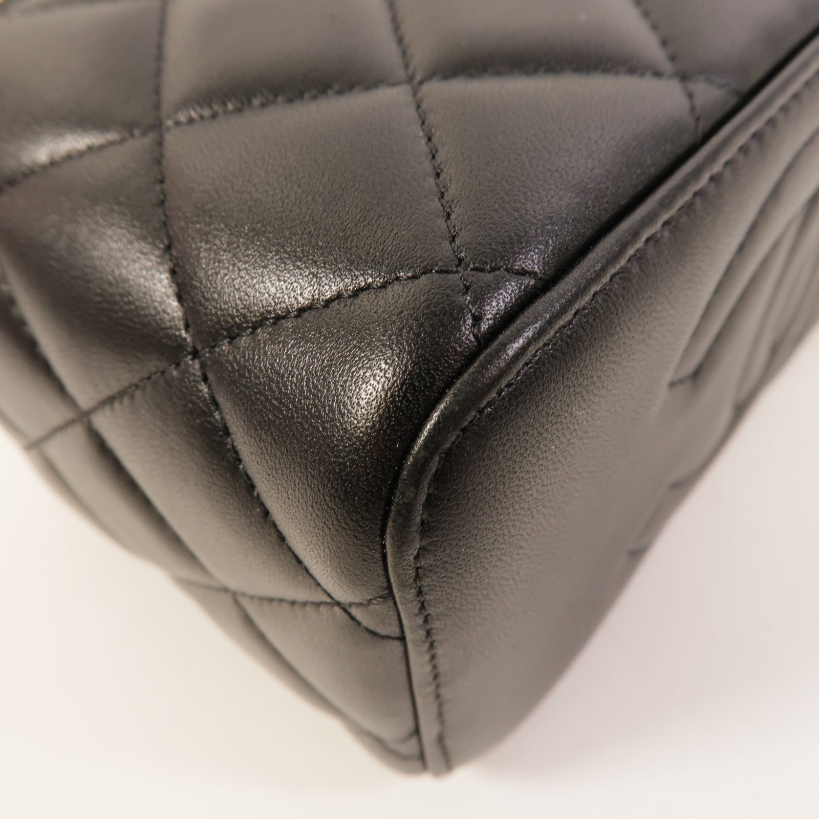CHANEL 羊皮皮革Top Handle Vanity Case手挽肩背兩用袋