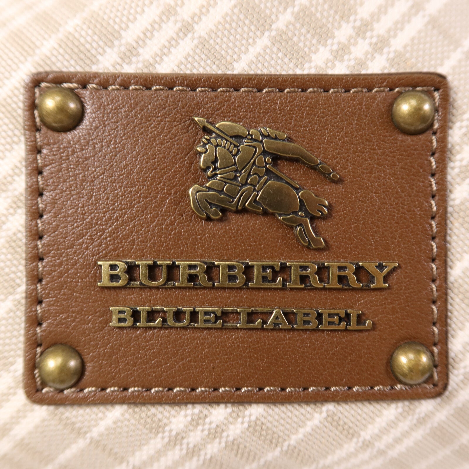 BURBERRY 帆布2 Way Shoulder Bag金扣手挽肩背兩用袋