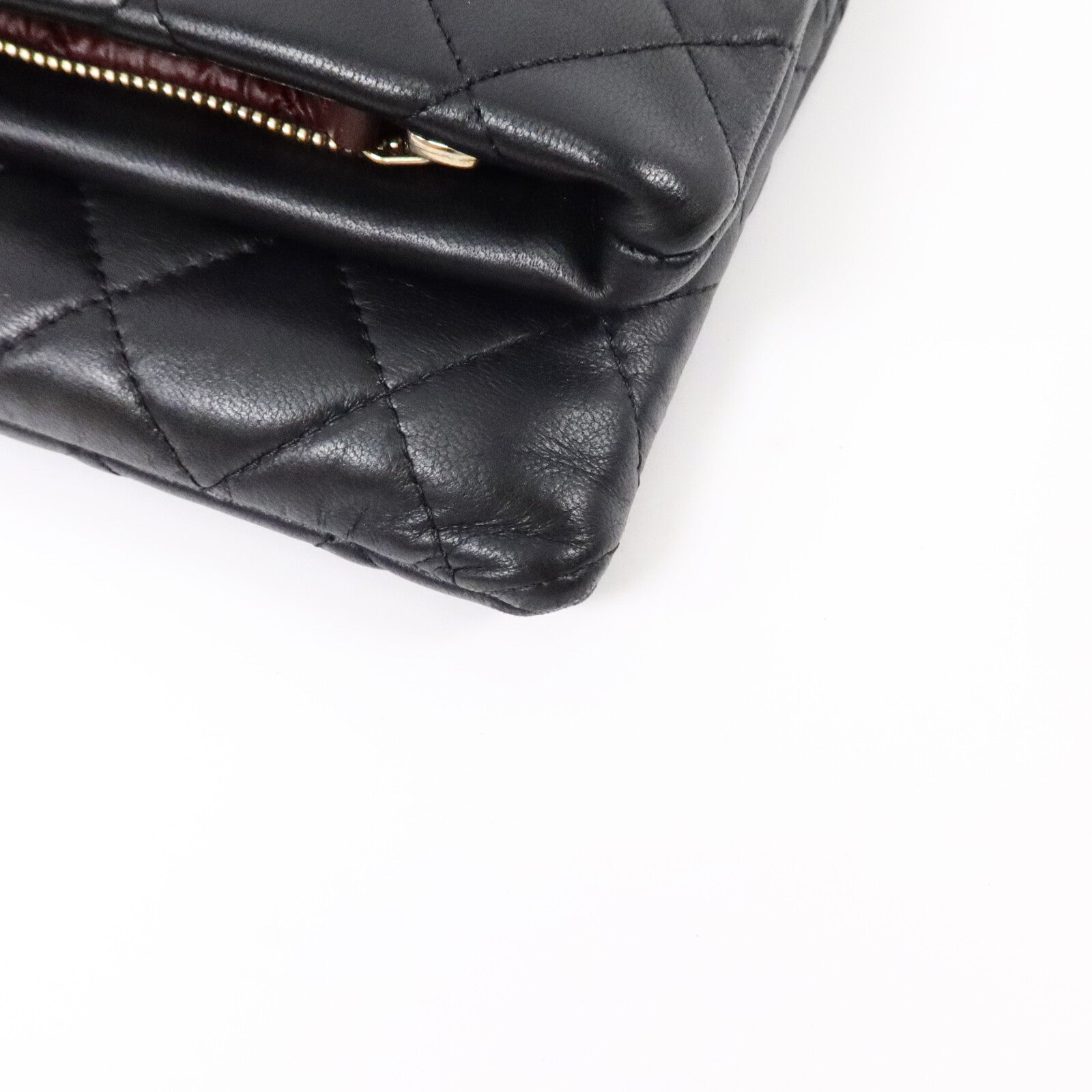 CHANEL 羊皮皮革Fold Over Clutch手拿包