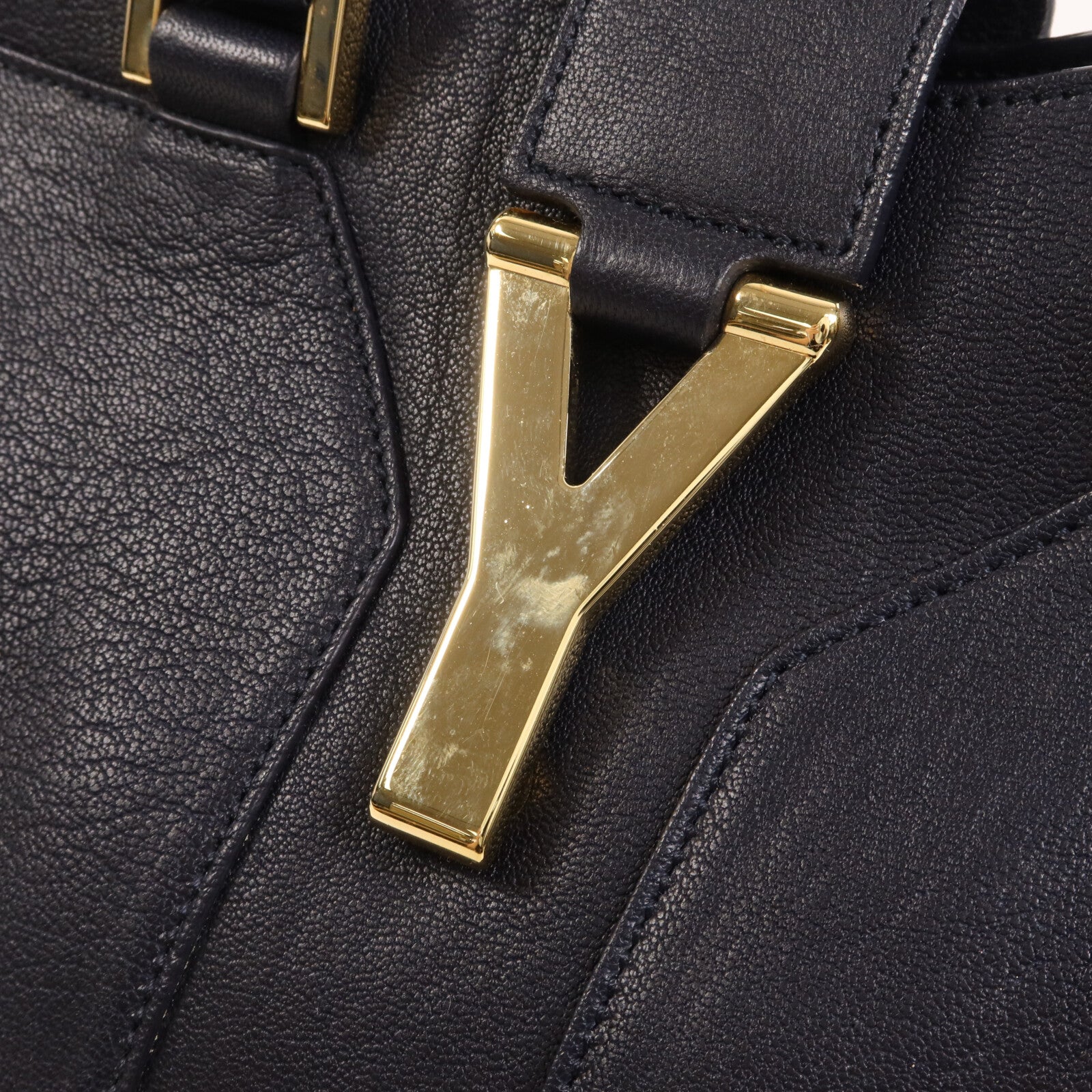 YVES SAINT LAURENT 牛皮皮革Cabas Chyc手挽肩背兩用袋