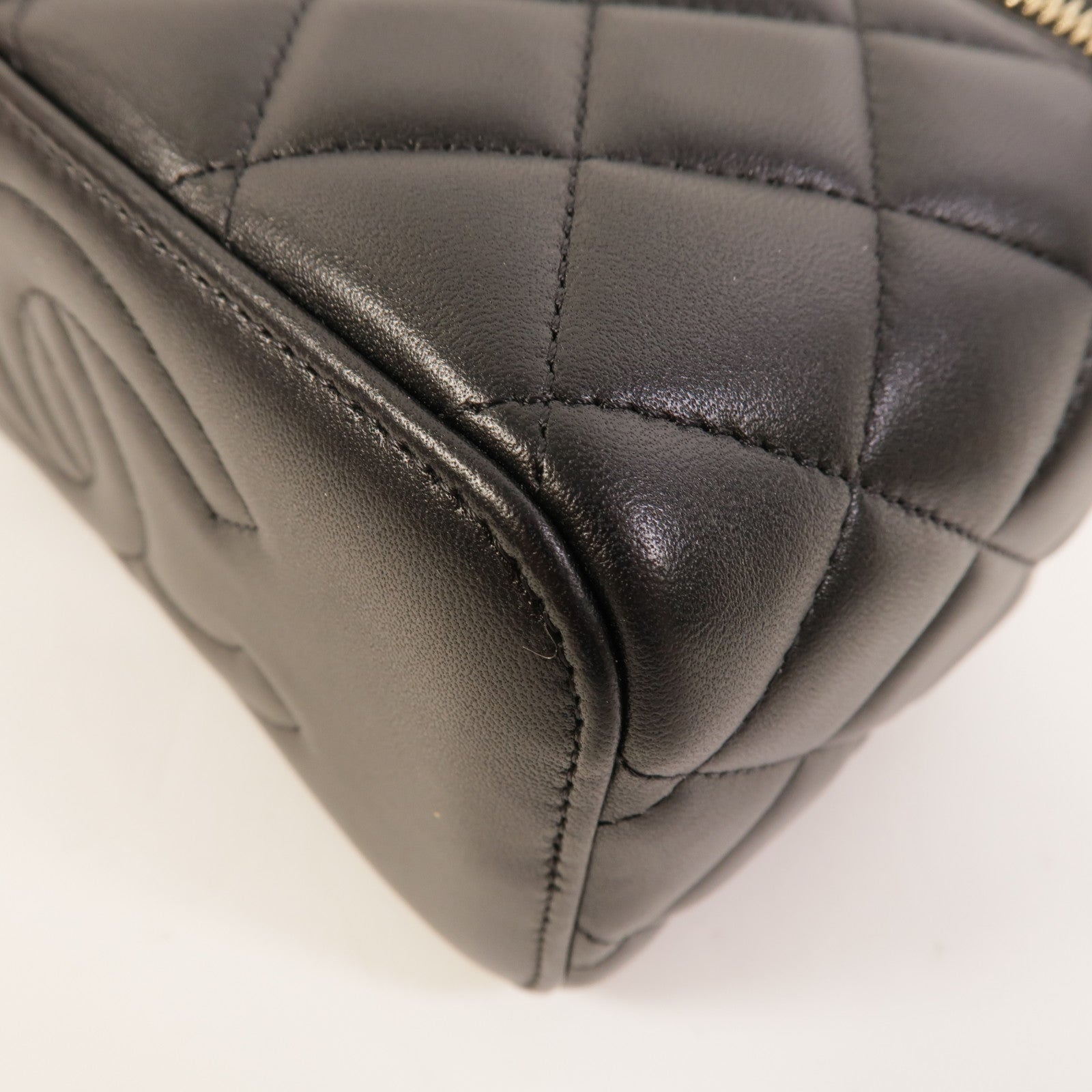 CHANEL 羊皮皮革Top Handle Vanity Case手挽肩背兩用袋
