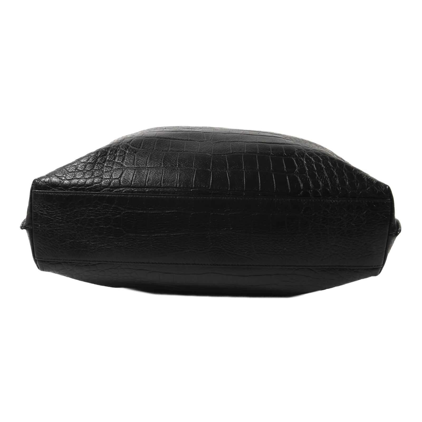 SAINT LAURENT 牛皮皮革Tag Hobo Bag金扣手挽肩背兩用袋