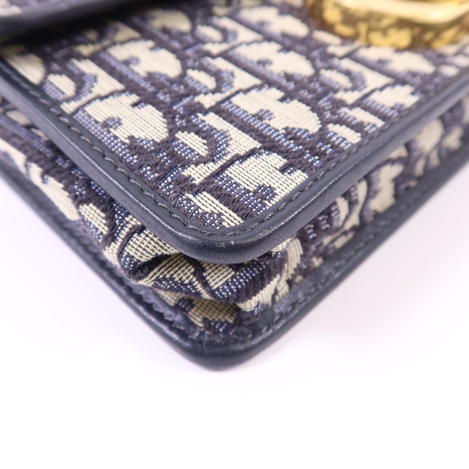 Dior 帆布Montaigne金扣肩背袋