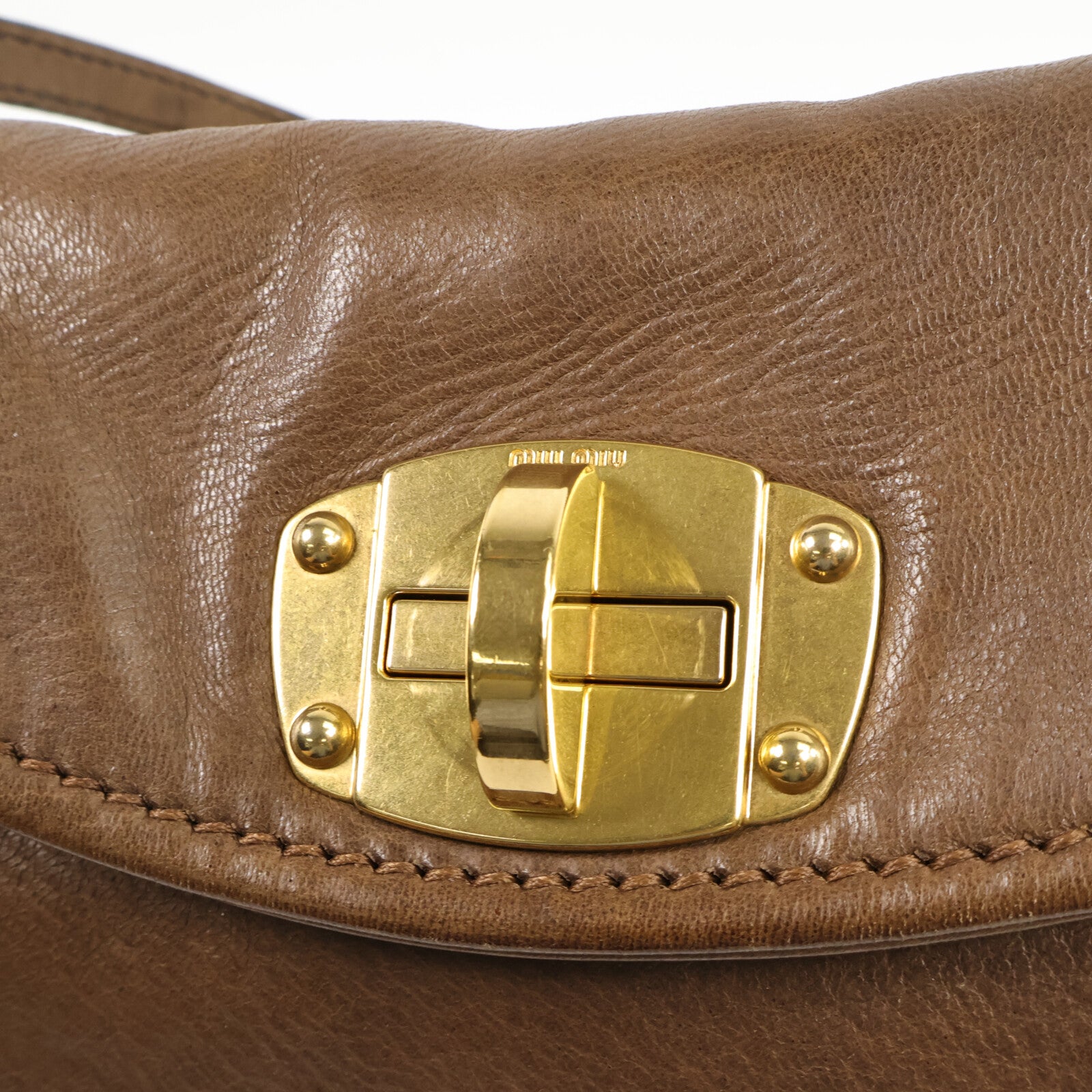 Miu Miu 牛皮皮革Shoulder Bag肩背袋