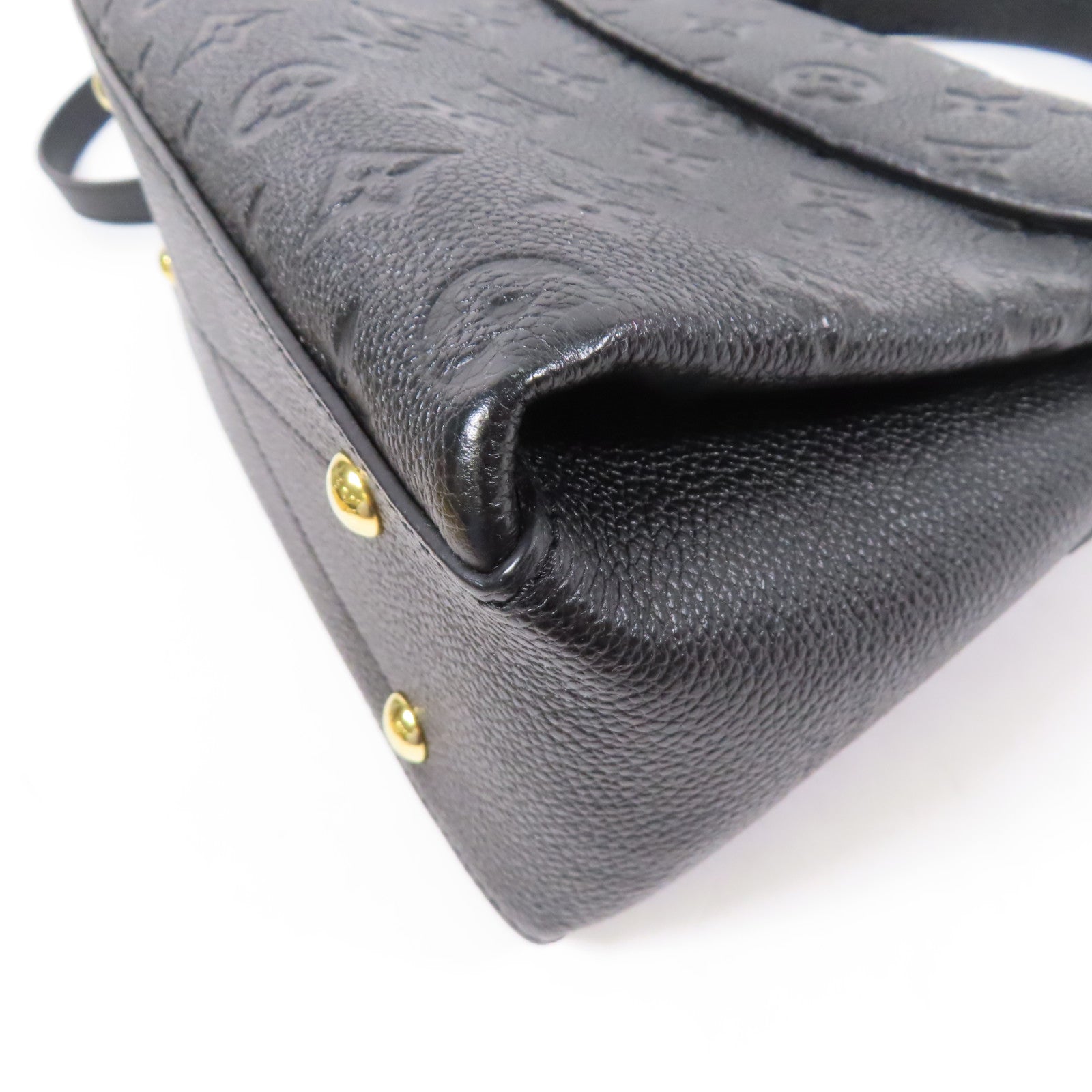 LOUIS VUITTON Monogram Empreinte Georges BB金扣手挽肩背兩用袋