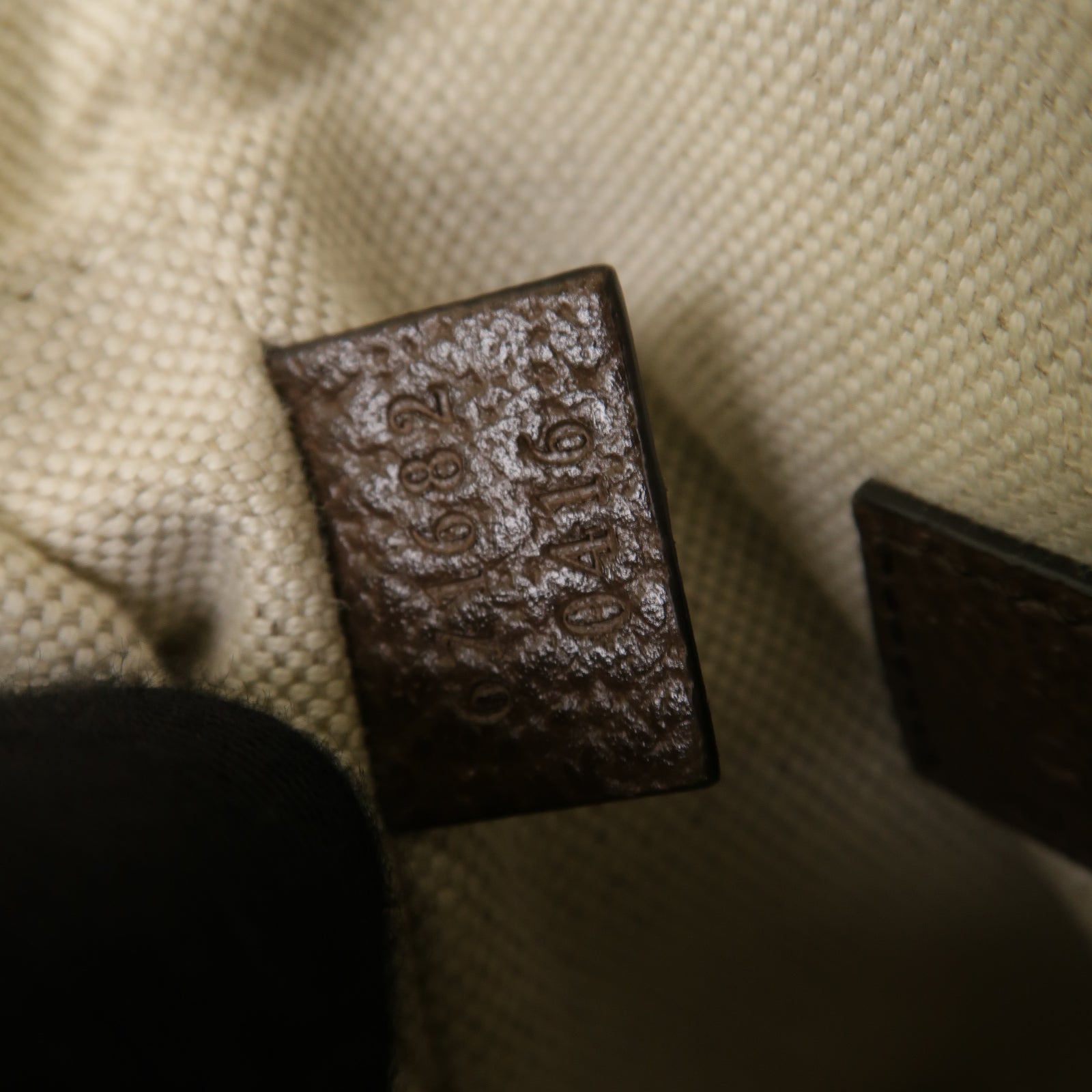 GUCCI 塗層帆布Ophidia Mini Bag金扣肩背袋棕色