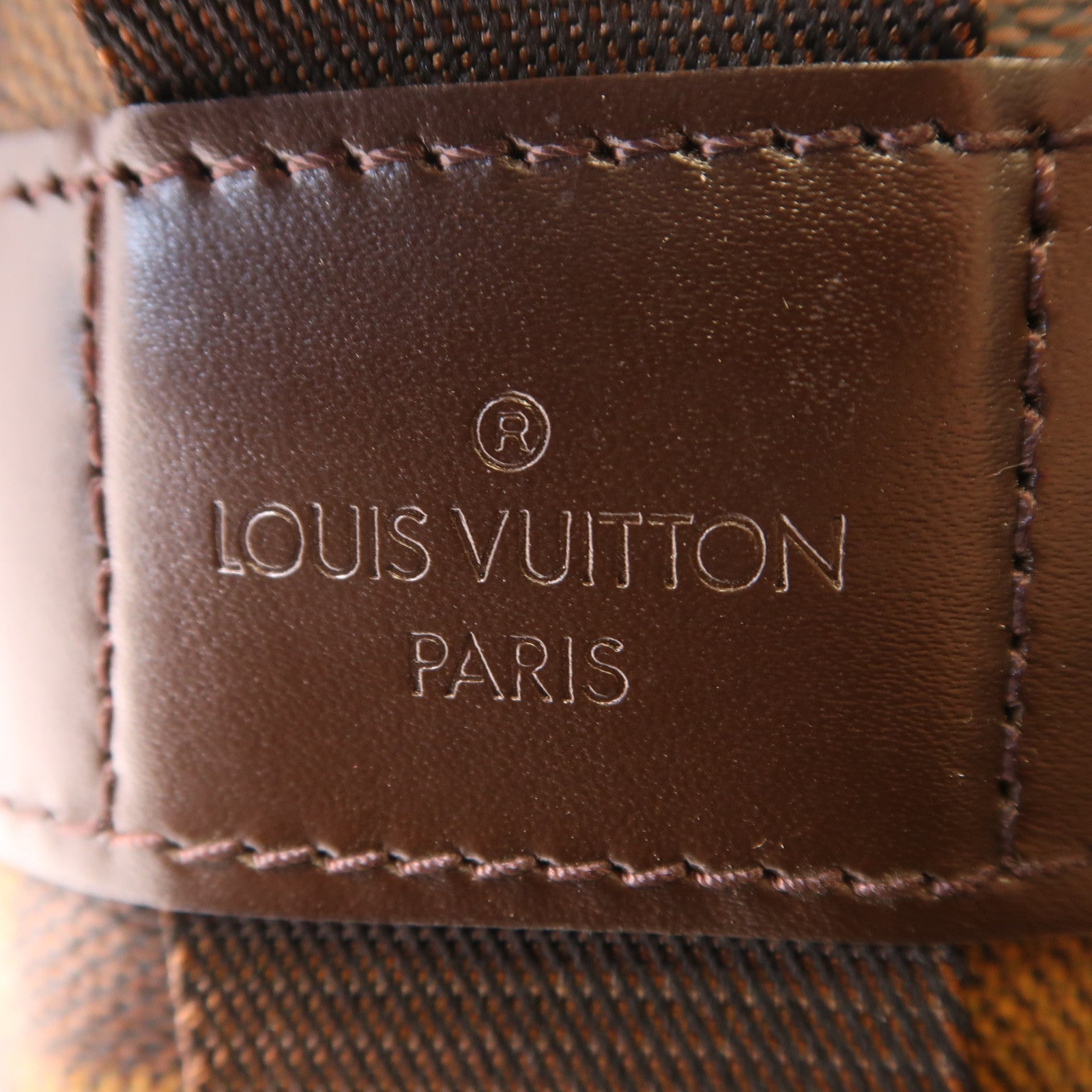 LOUIS VUITTON Damier Broadway金扣手挽肩背兩用袋啡色