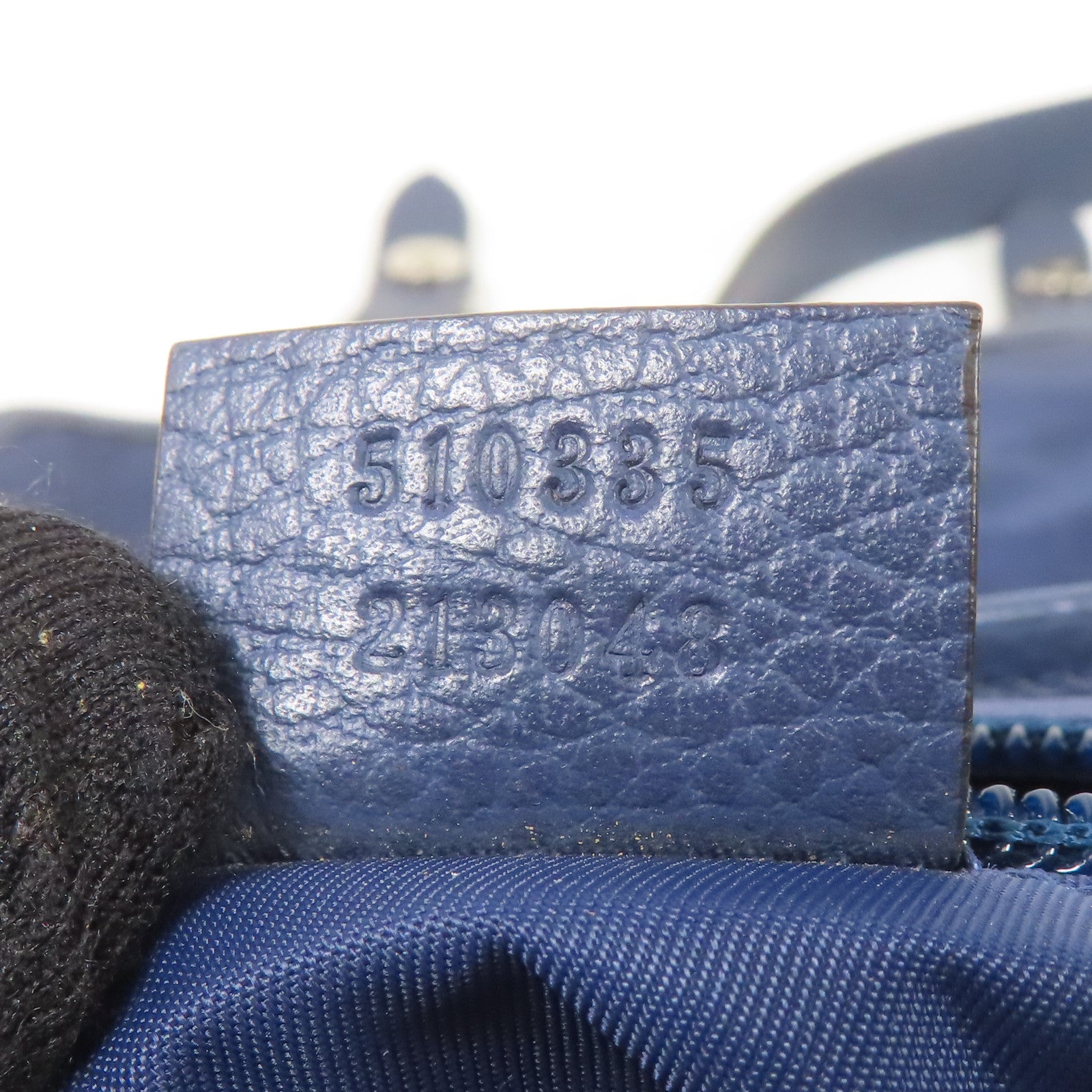 GUCCI 尼龍Shoulder Bag銀扣肩背袋
