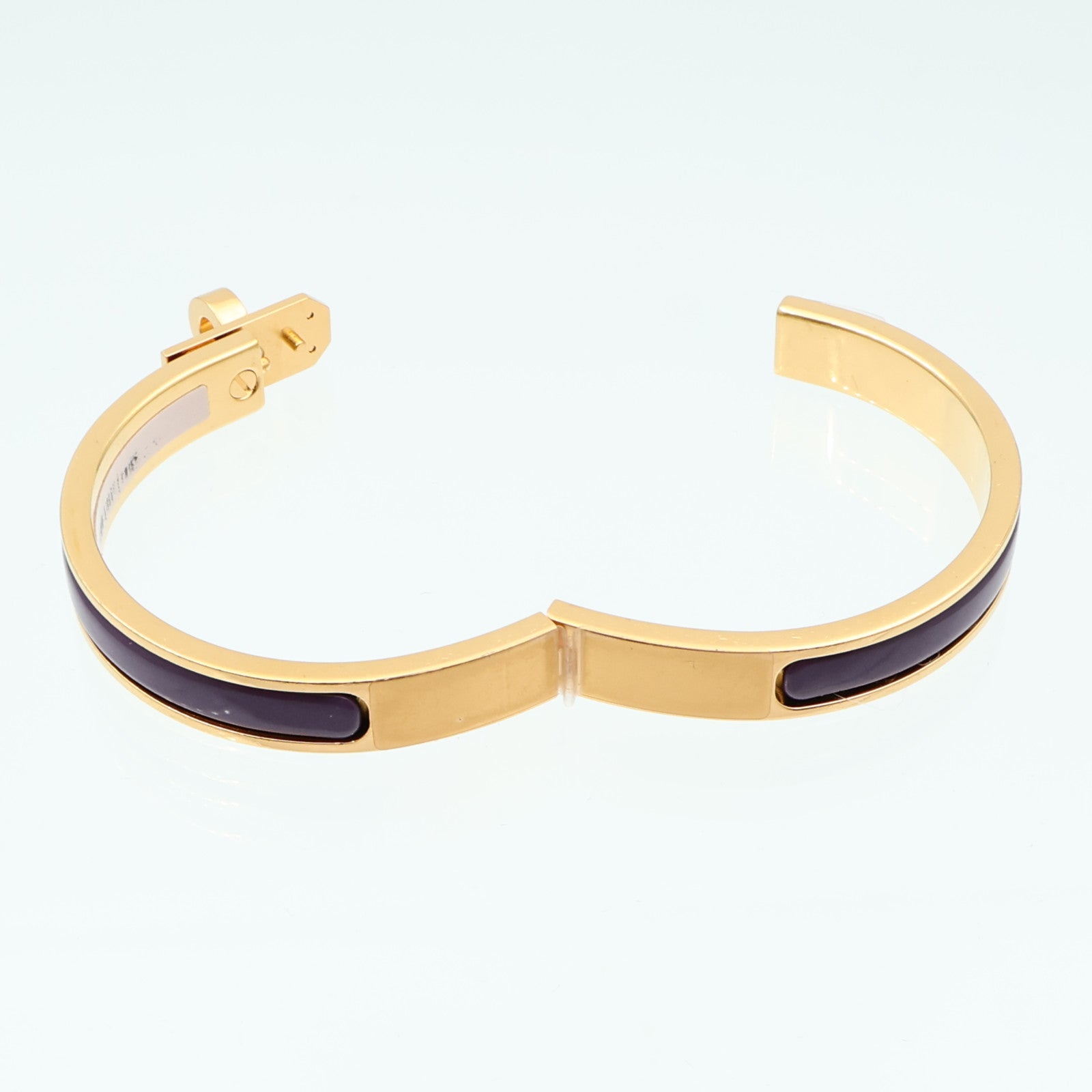 HERMES 金屬/琺瑯Mini Clic Kelly手鐲