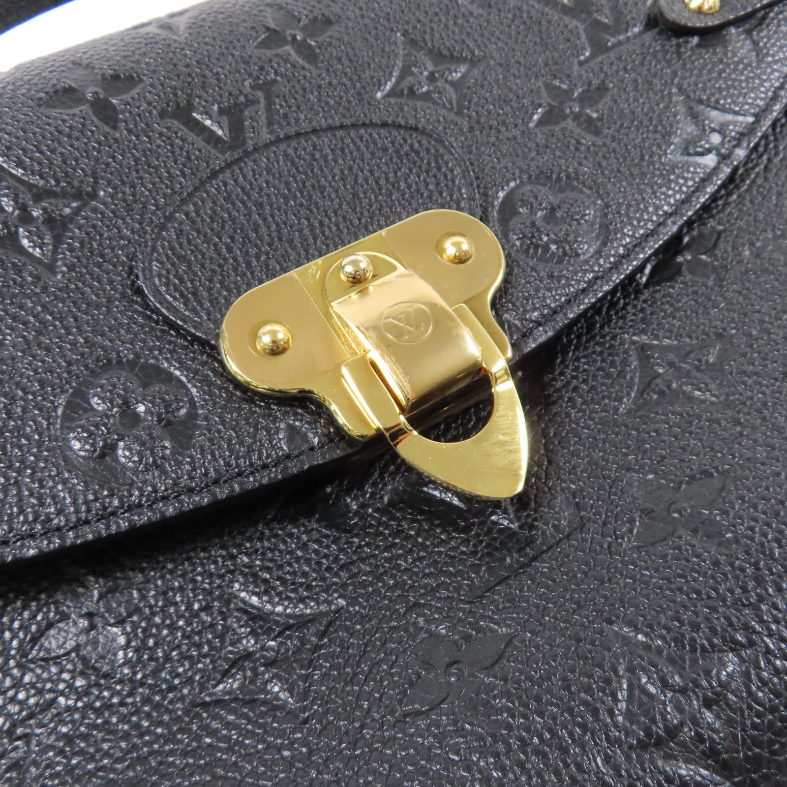 LOUIS VUITTON Monogram Empreinte Georges BB金扣手挽肩背兩用袋