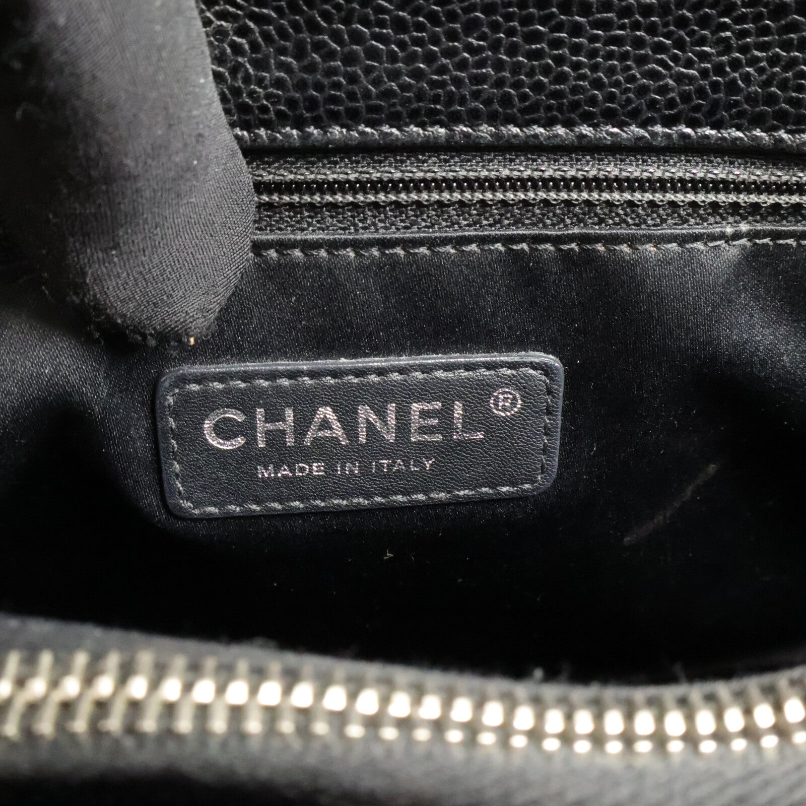 CHANEL 牛皮皮革GST Grand Shopping Tote Bag鏈帶手挽袋