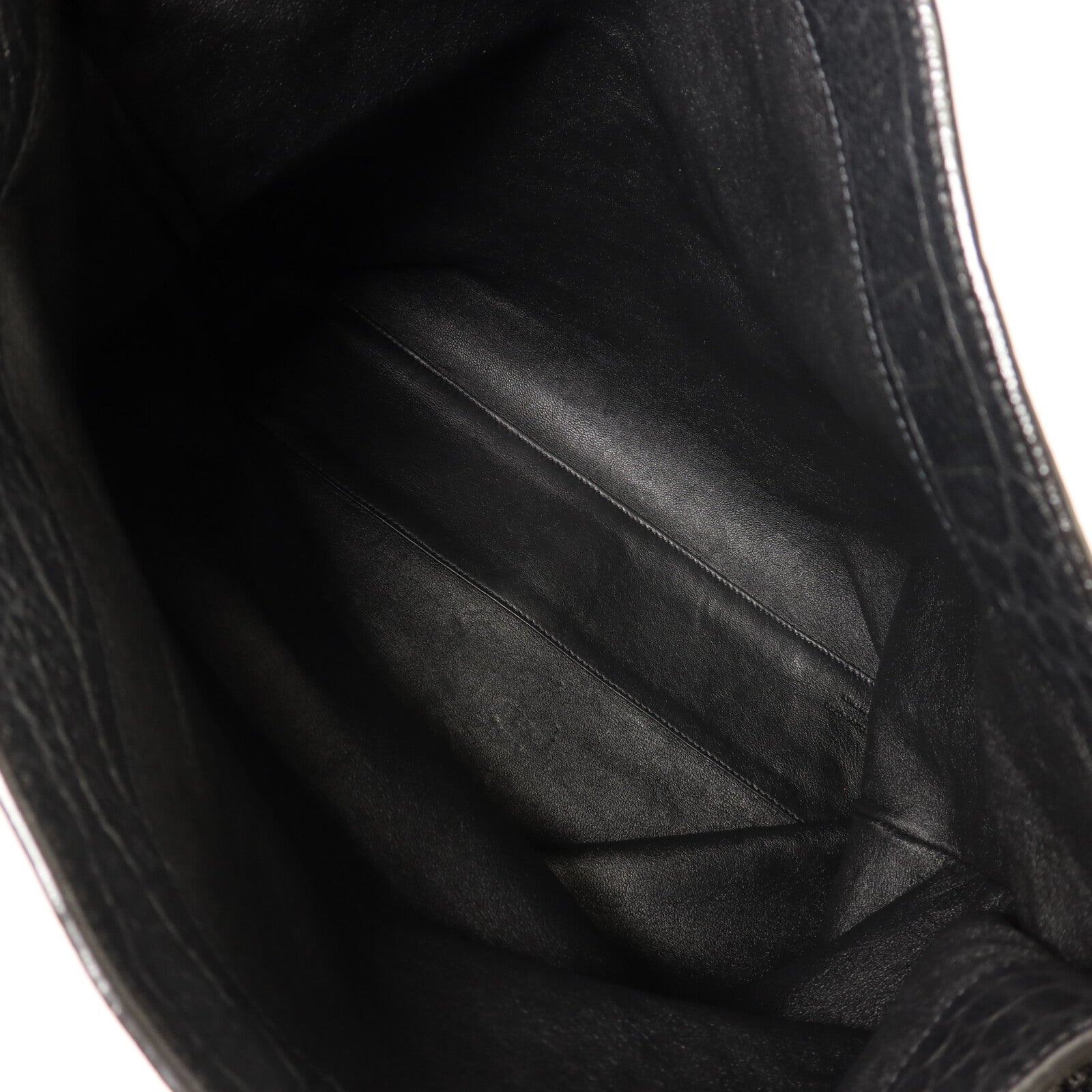 SAINT LAURENT 牛皮皮革Tag Hobo Bag金扣手挽肩背兩用袋