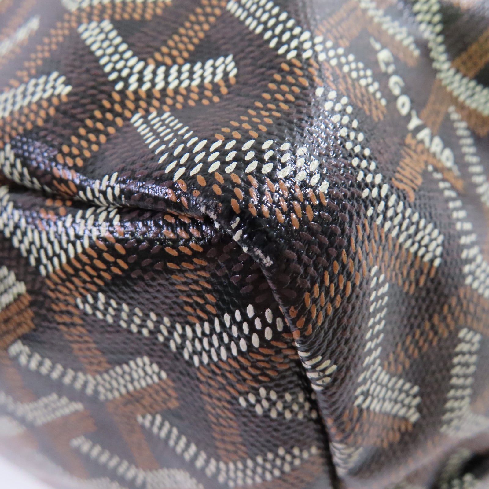 GOYARD 塗層帆布Sac Saint Louis Tote MM Bag肩背袋啡色